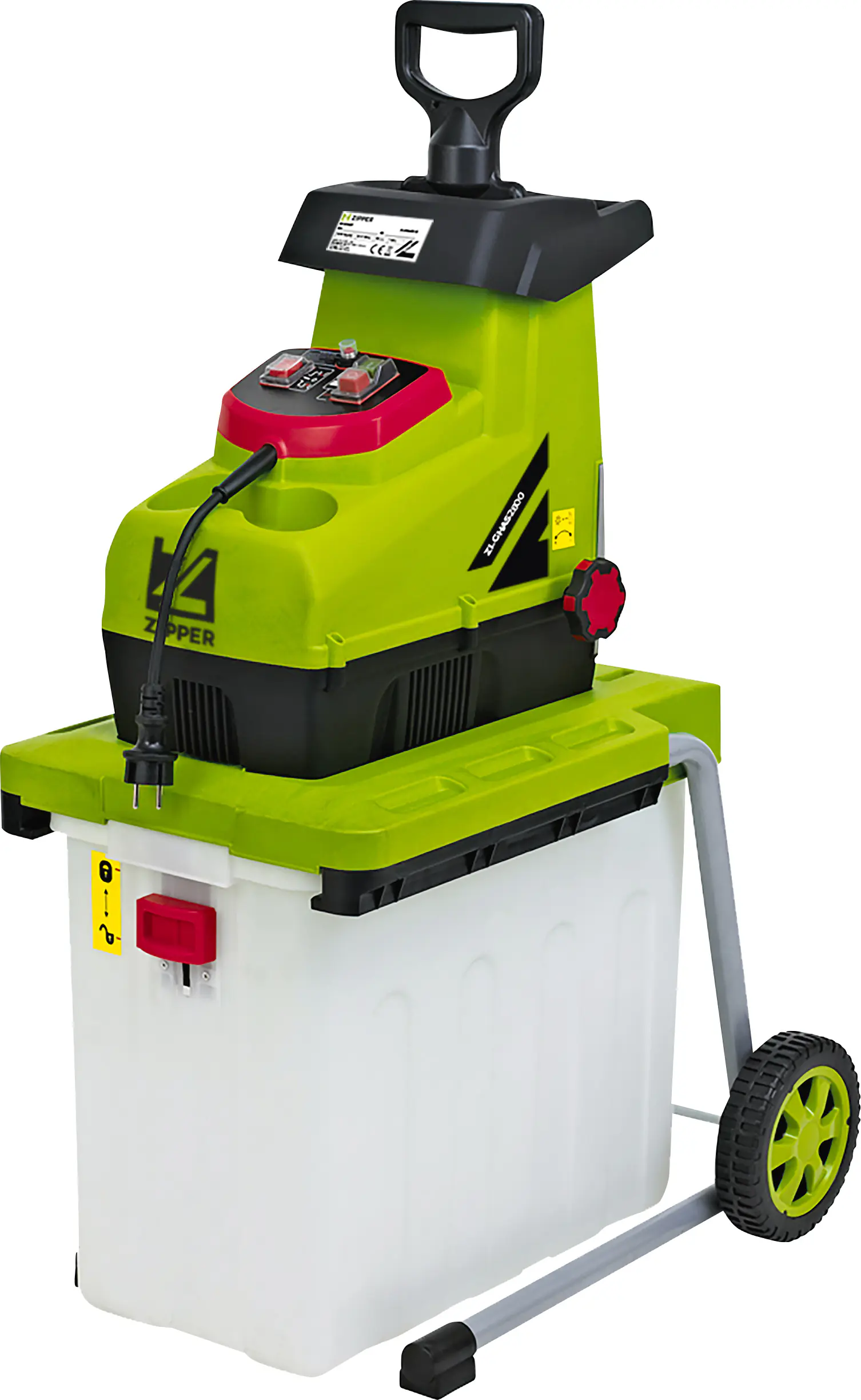 Zipper Elektro-Leisehäcksler ZI-GHAS2800  Zipper Elektro-Leisehäcksler ZI-GHAS2800