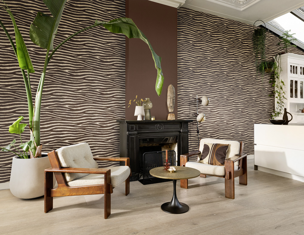 Rasch Vliestapete 752663 Braun-Dunkelbraun Uni 10,05 m x 0,53 m