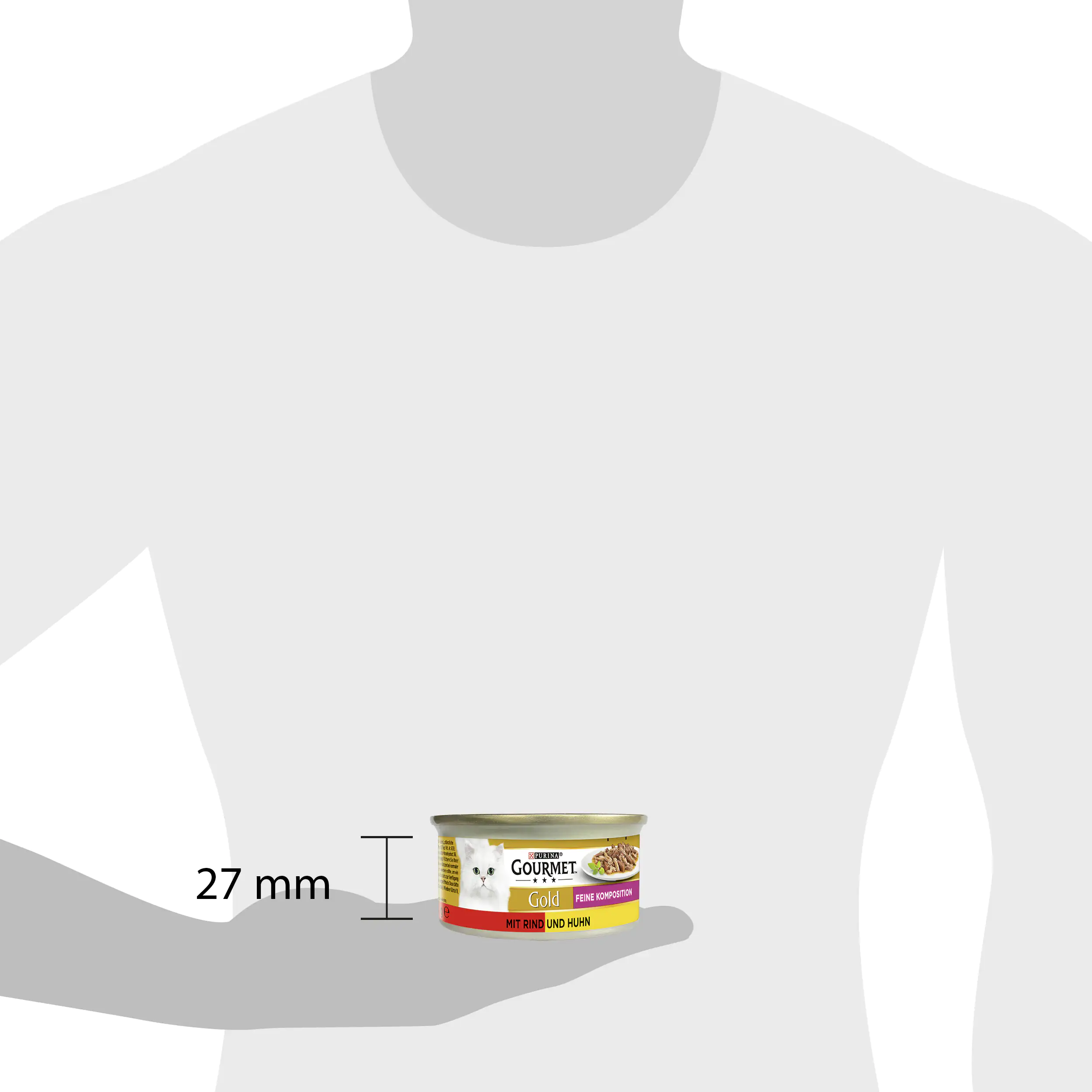 Gourmet Gold Feine Komposition mit Rind und Huhn 85 g