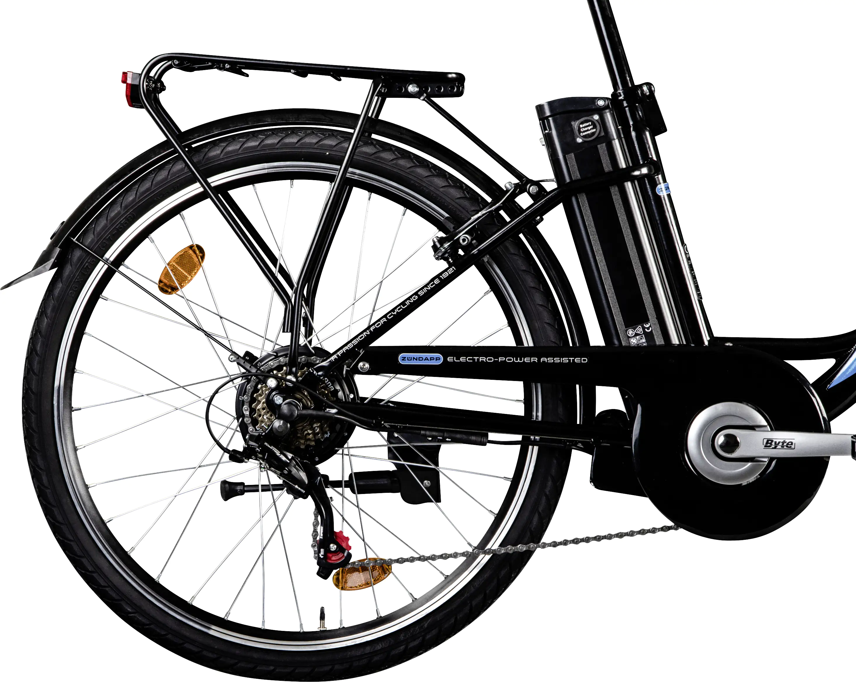 Zündapp E-Bike City Z505 26 Zoll 6-Gang 360 Wh schwarz