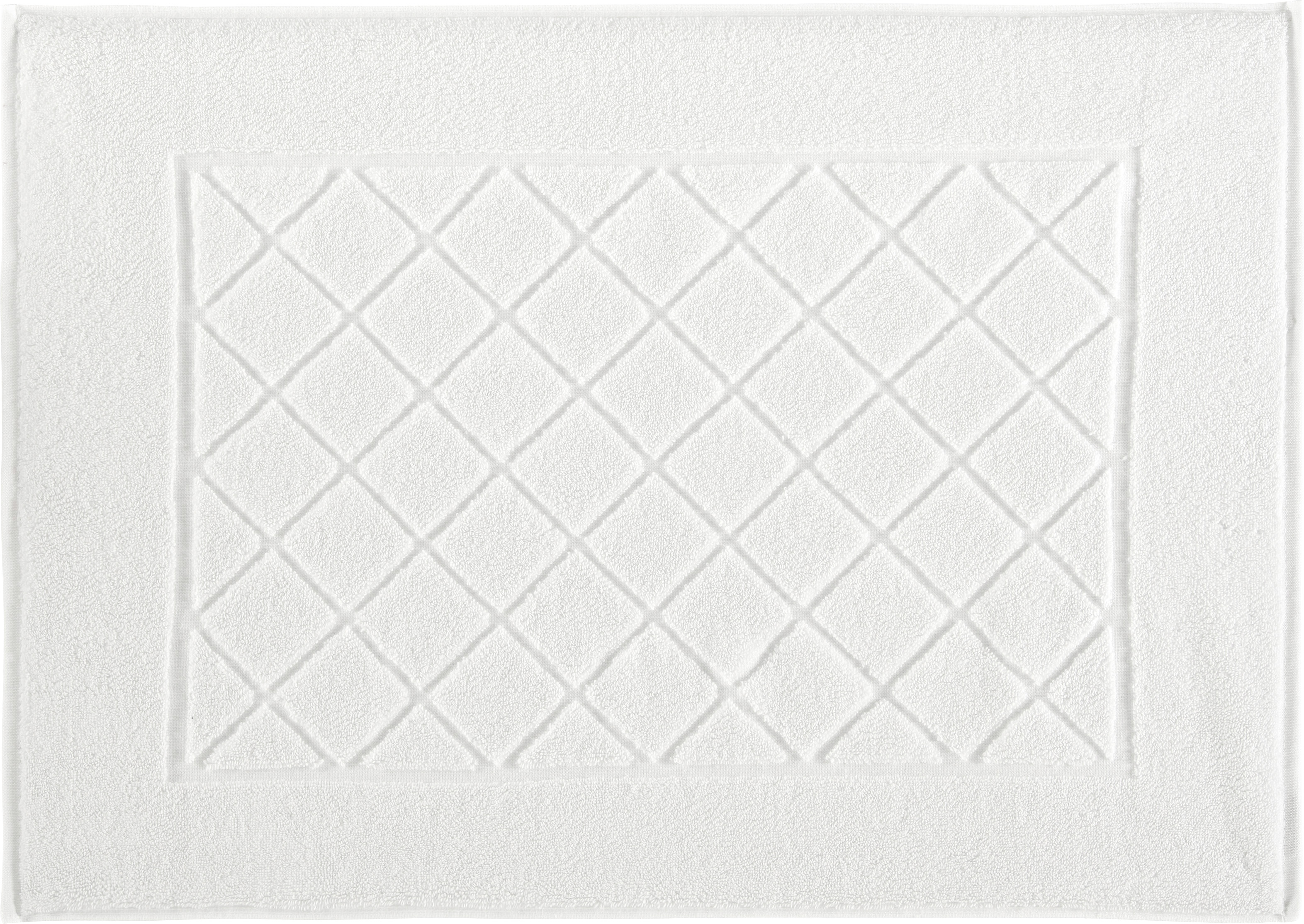 Kleine Wolke Frottiervorleger Bridge weiß 50 x 70 cm