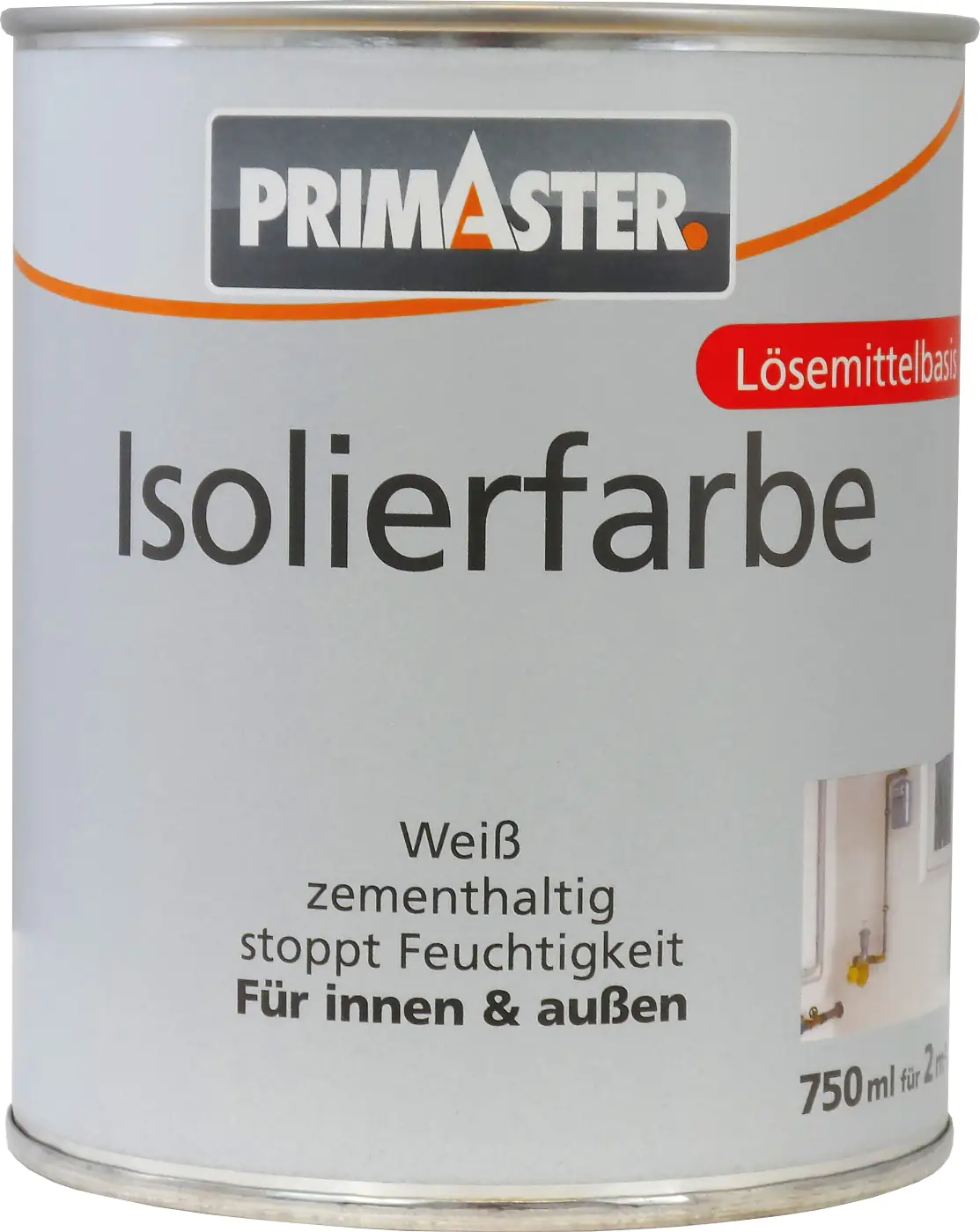 Primaster Isolierfarbe 750 ml weiß