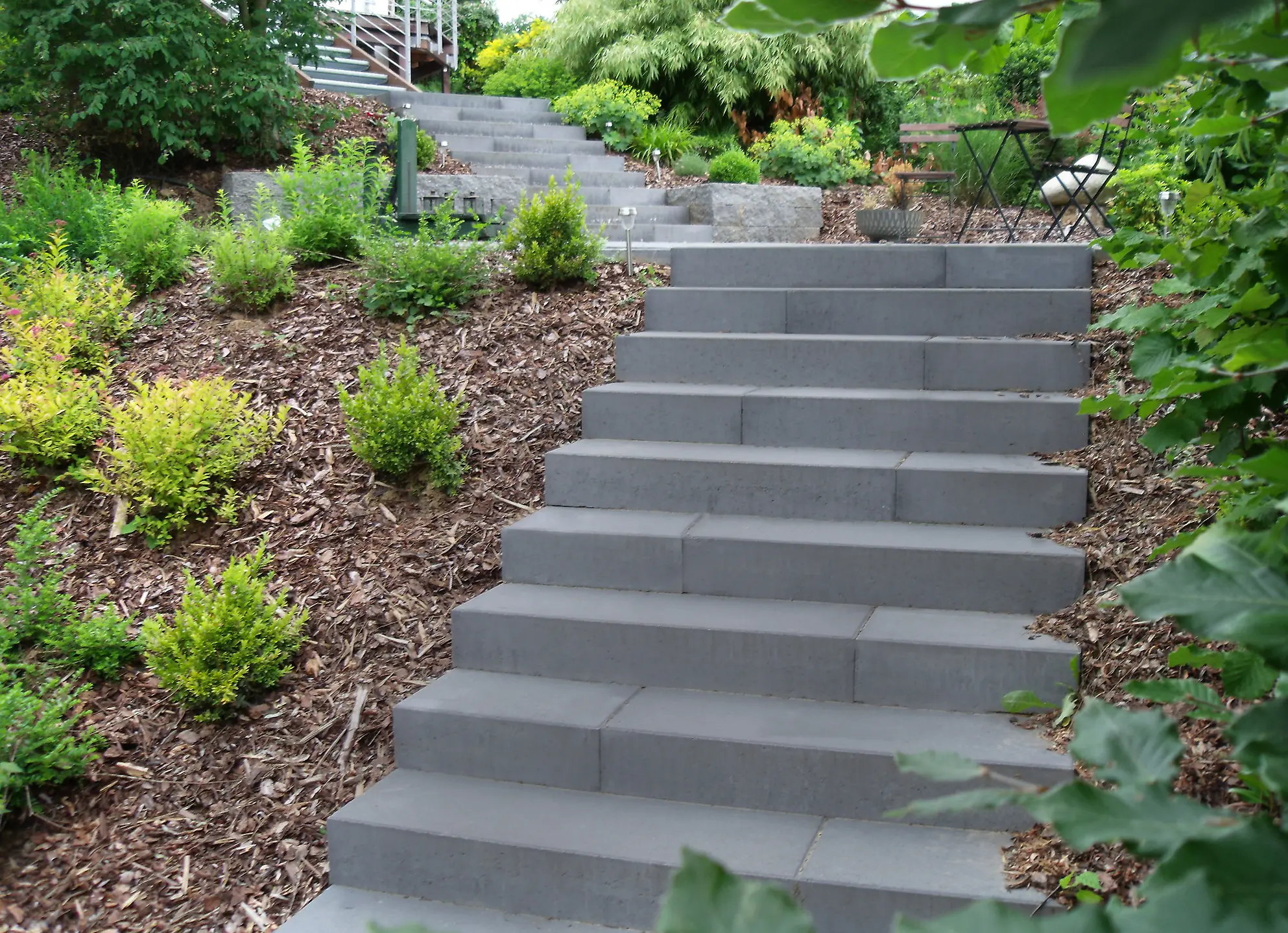 EHL Blockstufen 15 x 35 x 50 cm glatt anthrazit