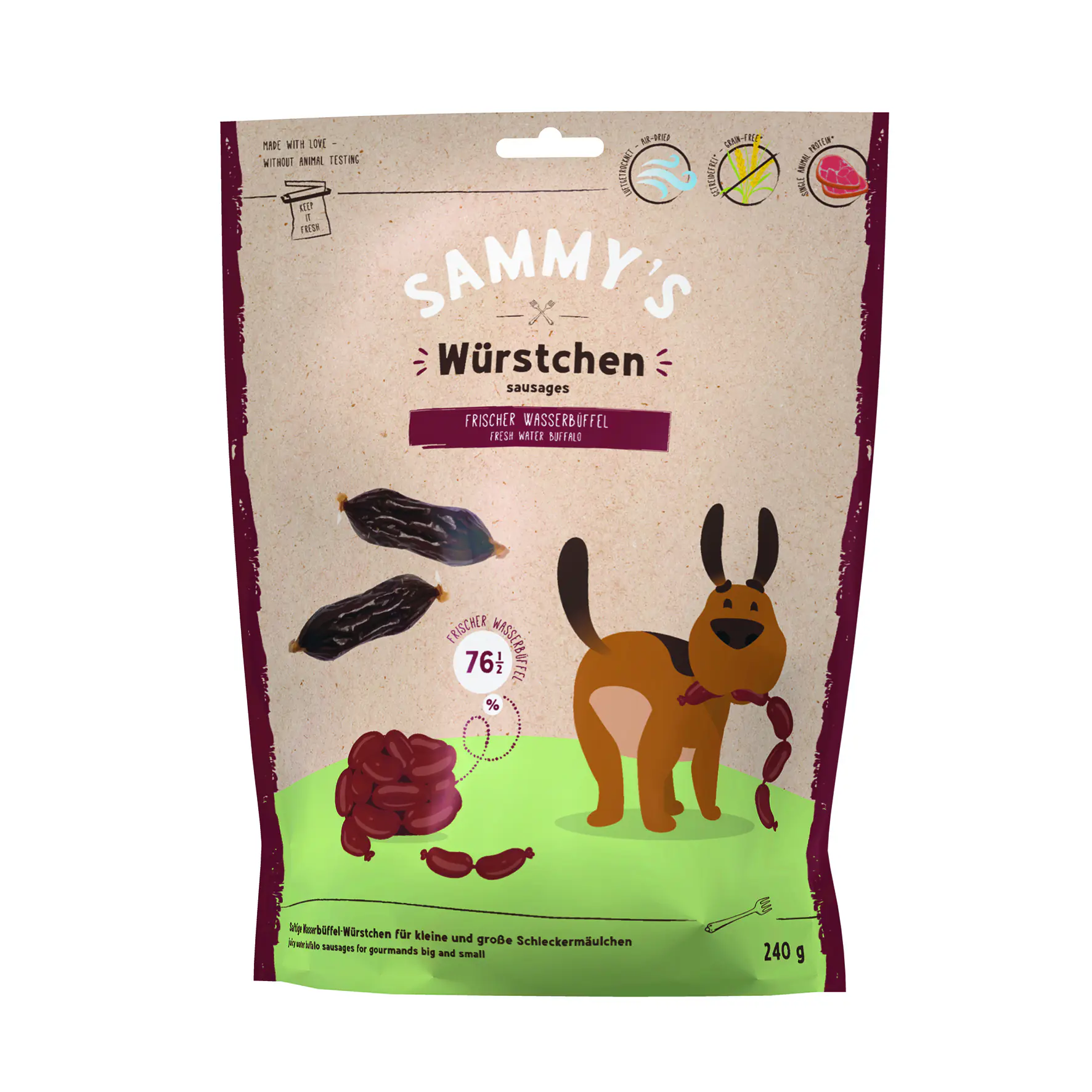 Sammys Würstchen Wasserbüffel 240 g