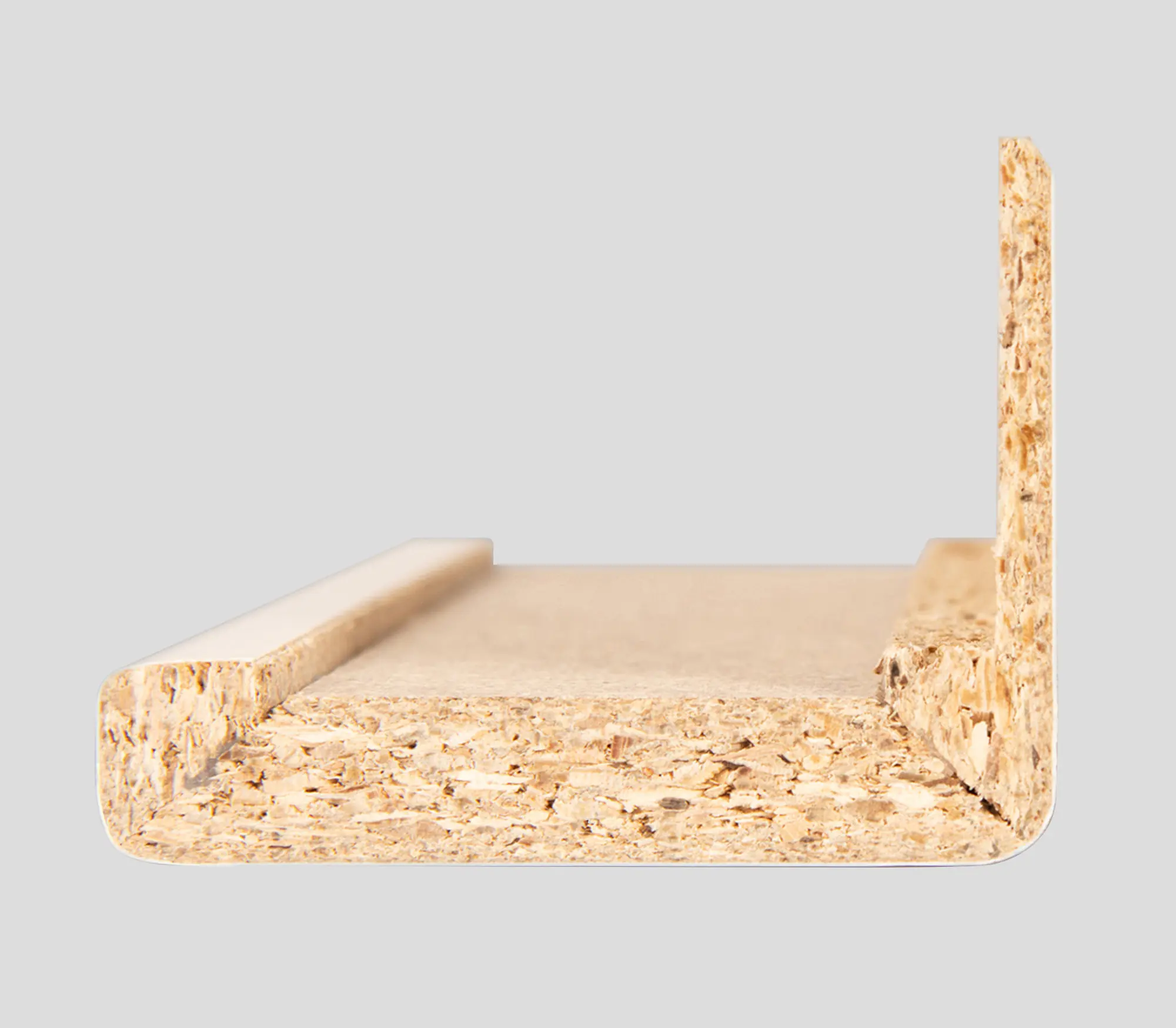 Borne Zierbekleidung mit verlängerter Feder für Zarge CPL weiß 198,5 x 86 cm