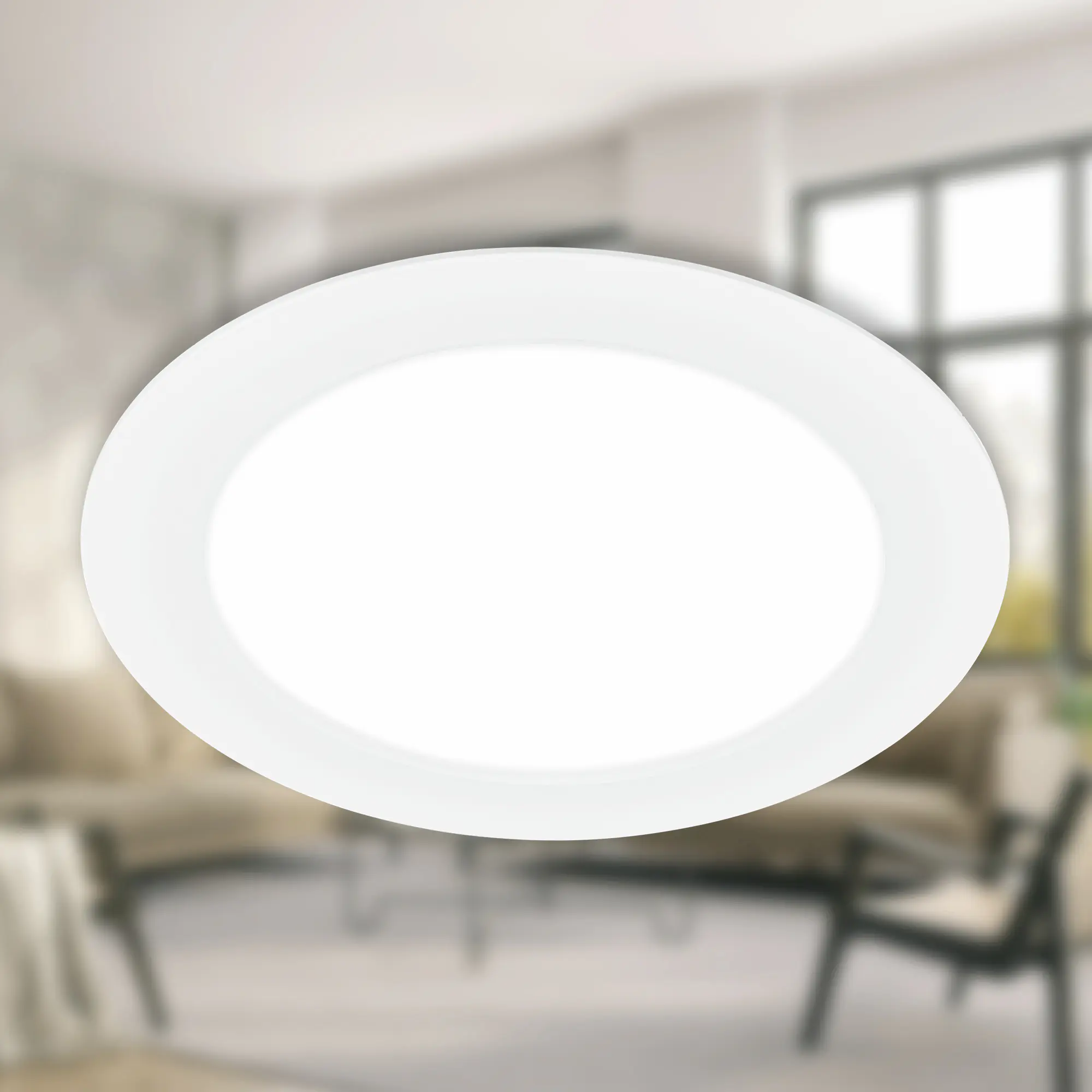Briloner LED Einbauleuchte Ultraflat Ø 22 cm 18W weiß neutralweiß