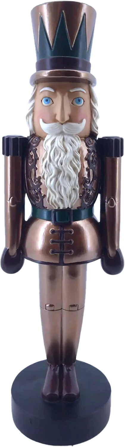 Figur Nussknacker M 39,5 x 12,5 x 11 cm bronze