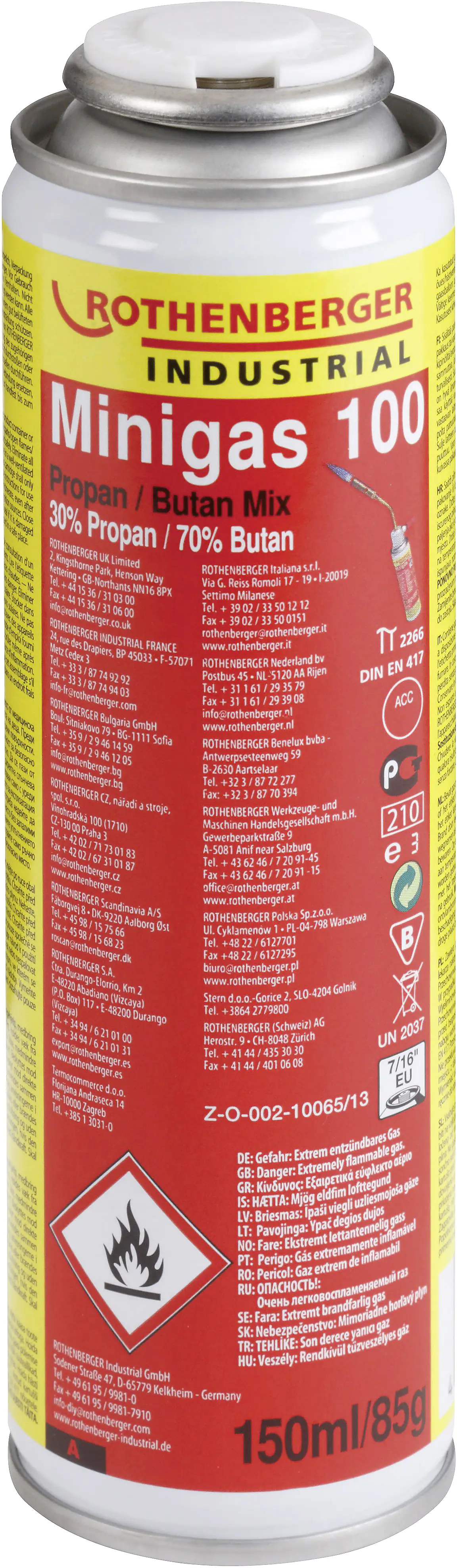 Rothenberger Minigas 100 - 150 ml