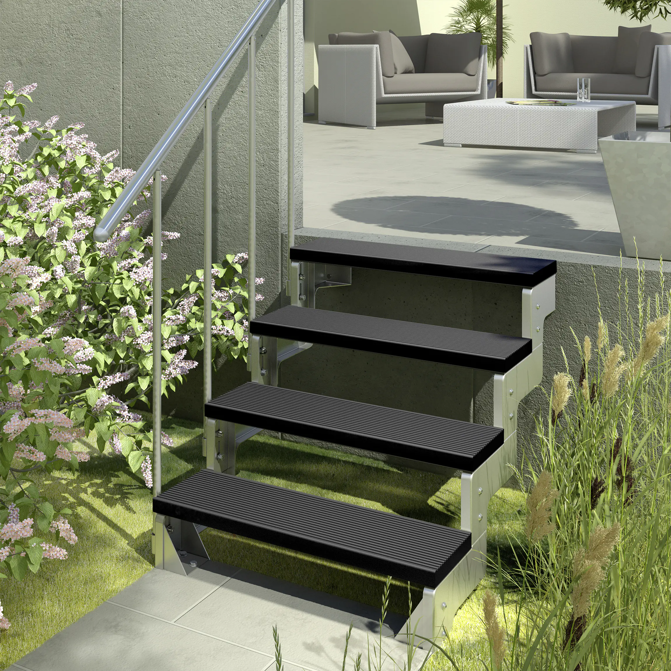 DOLLE Außentreppe Gardentop Set 2 Erweiterungsset