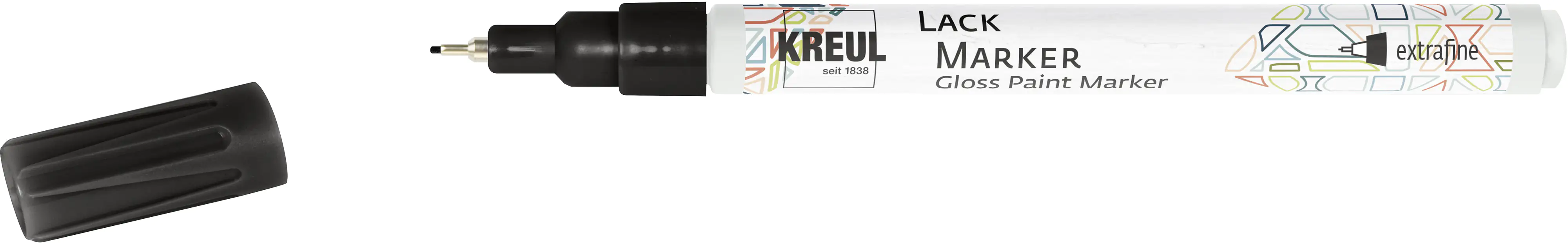 Kreul Lack Marker extrafine schwarz 0,8 mm