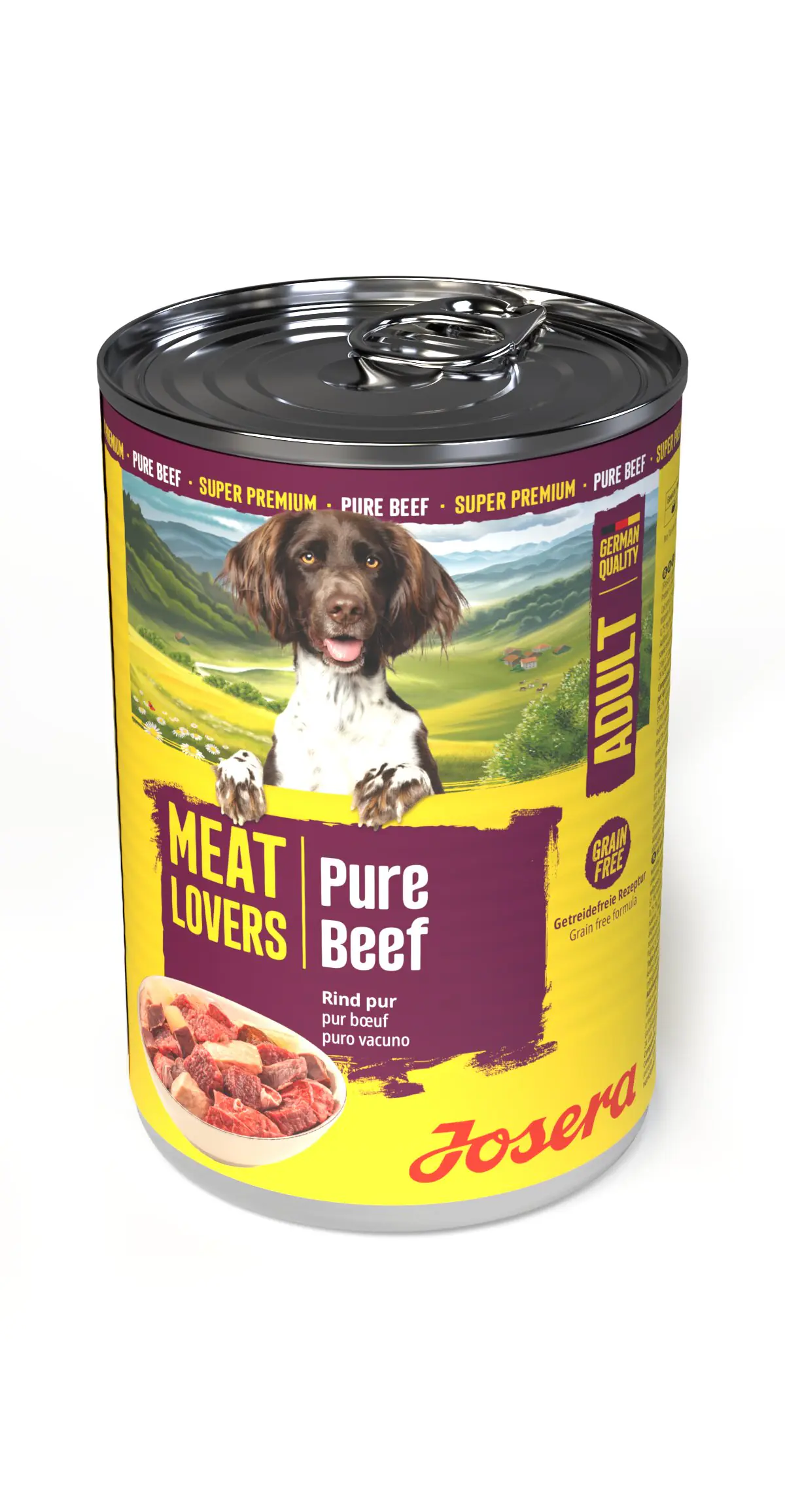 Josera Meatlovers Hundenassfutter Adult 800 g Rind 