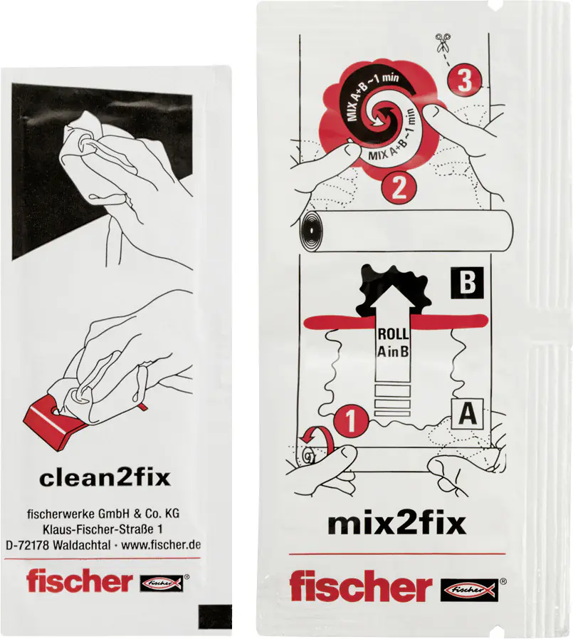 Fischer Badkleber 6 g Badeaccessoires befestigen, ohne zu bohren