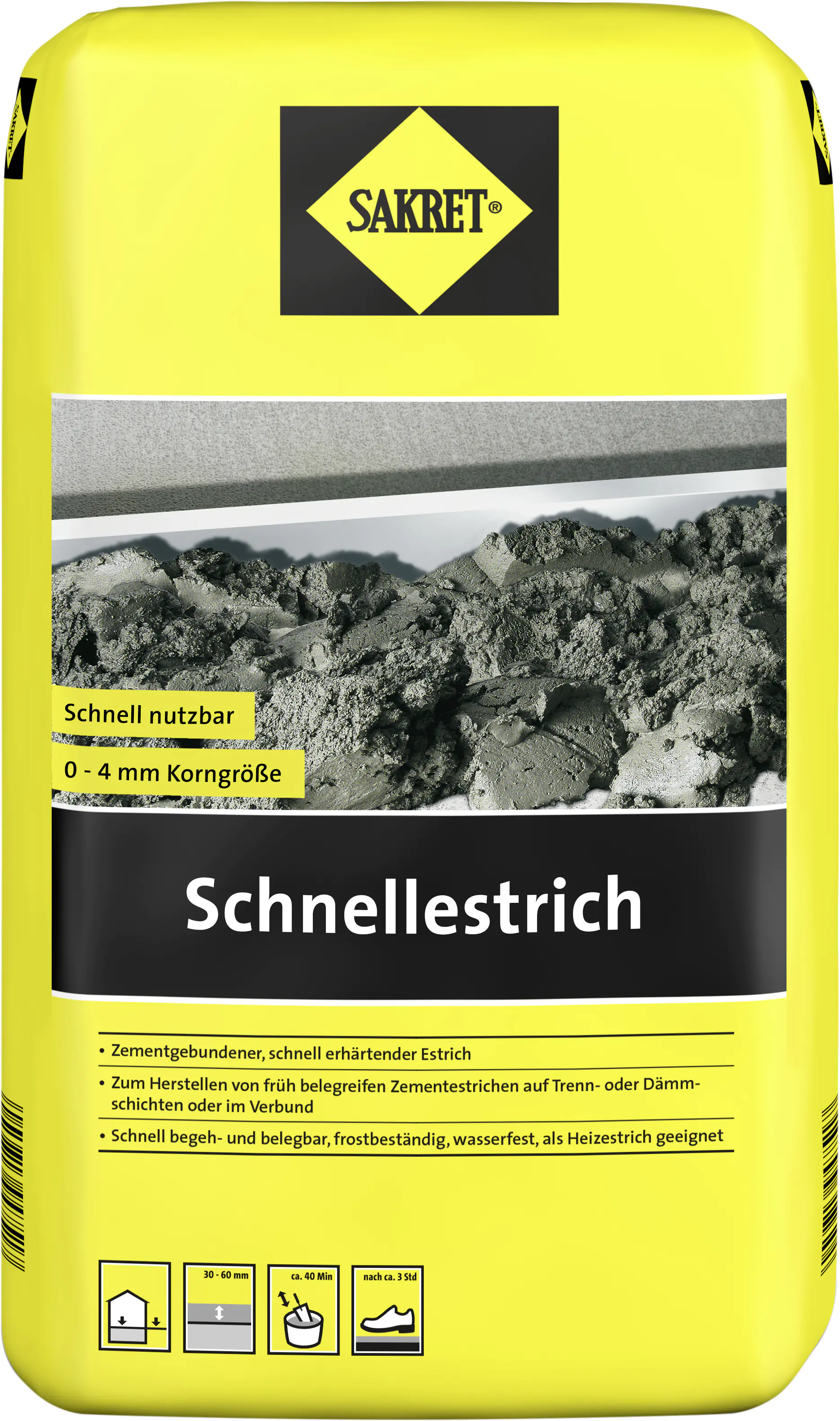 SAKRET Schnellestrich 10 kg Sack