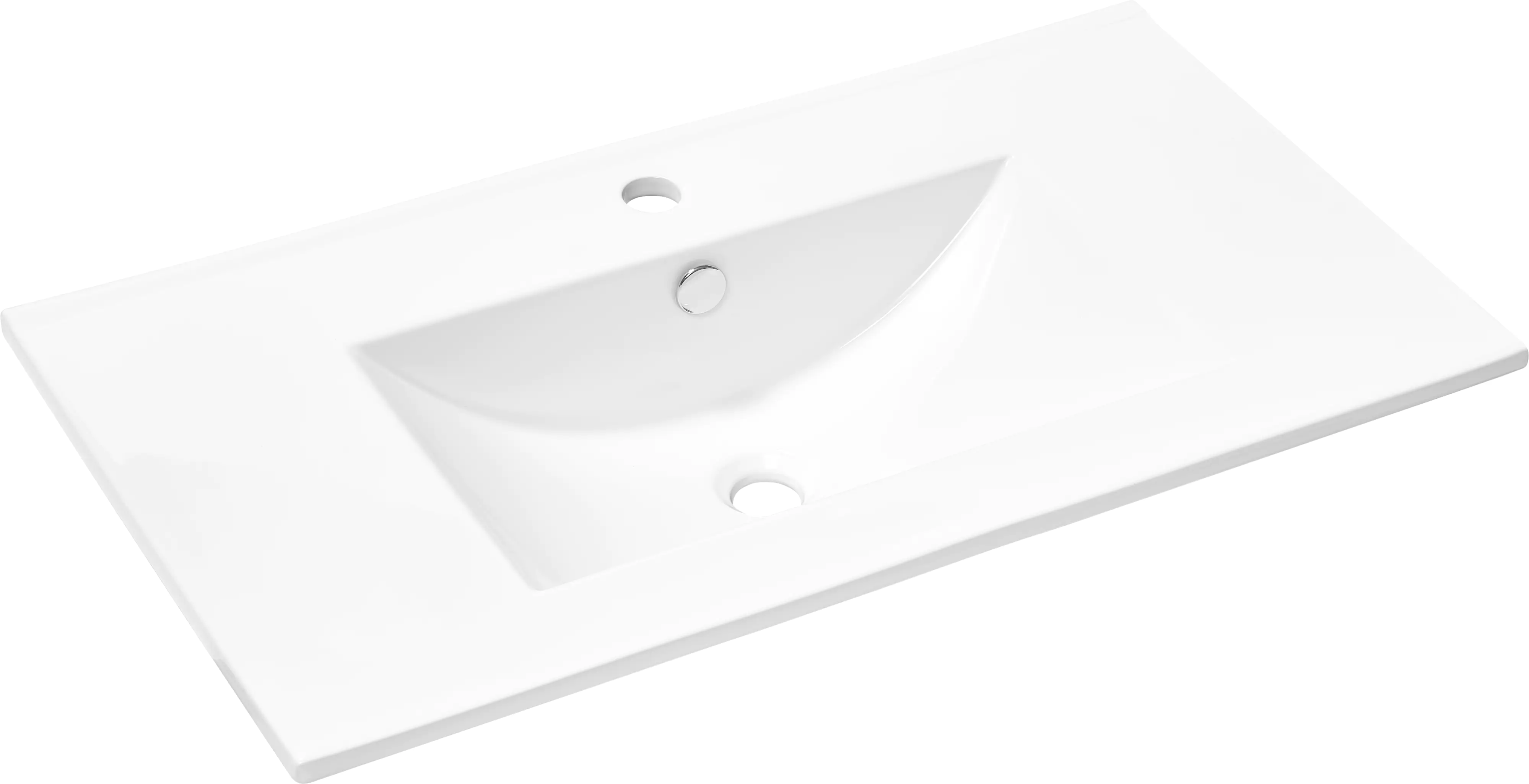 Primaster Keramikwaschbecken 81 cm Düsseldorf weiß