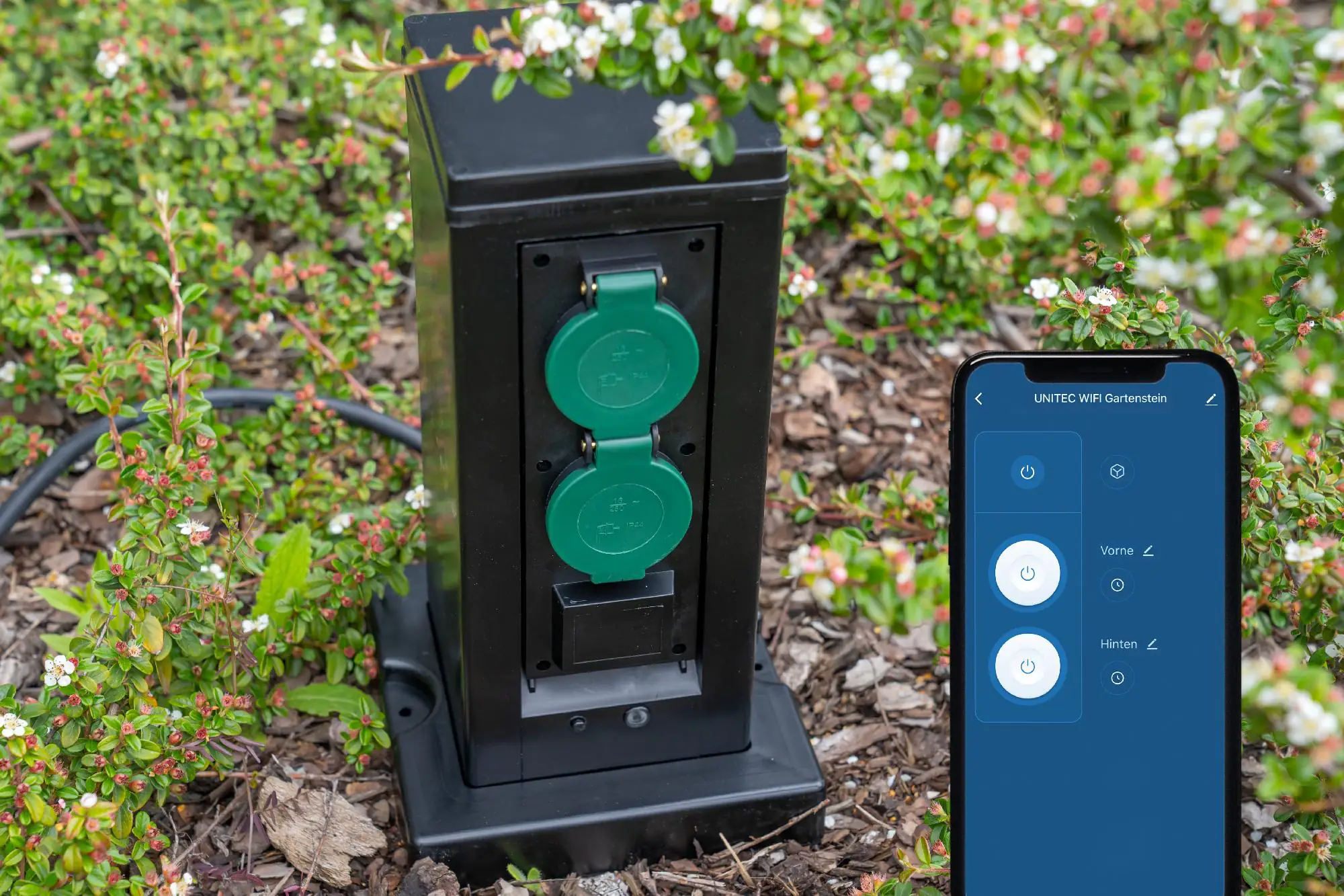 WIFI Gartensteckdosensäule WIFI Gartensteckdosensäule