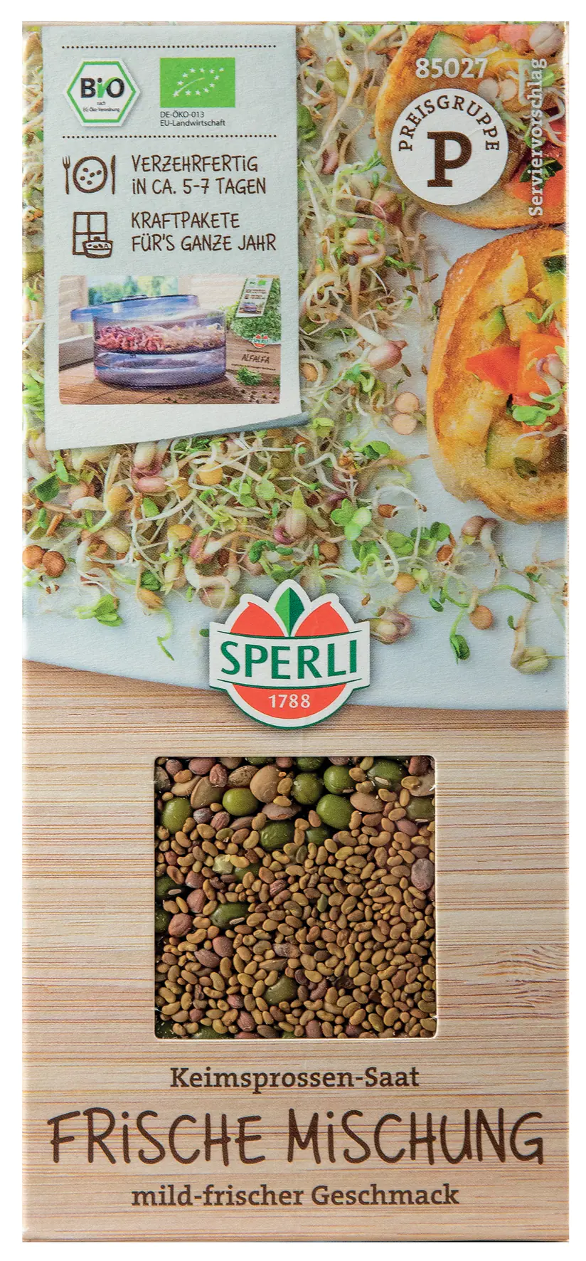 Sperli BIO Keimsprossen-Saat Frische Mischung