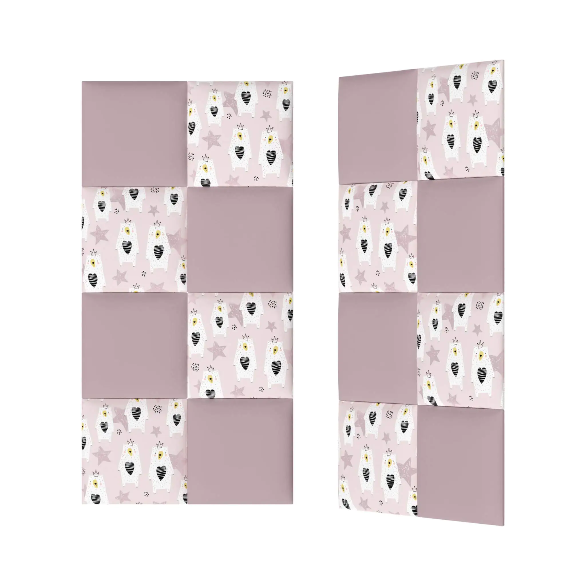 Stegu Wandpaneel Puffin Print Kids 30 x 30 cm Powder Rose Stegu Wandpaneel Puffin Print Kids 30 x 30 cm Powder Rose
