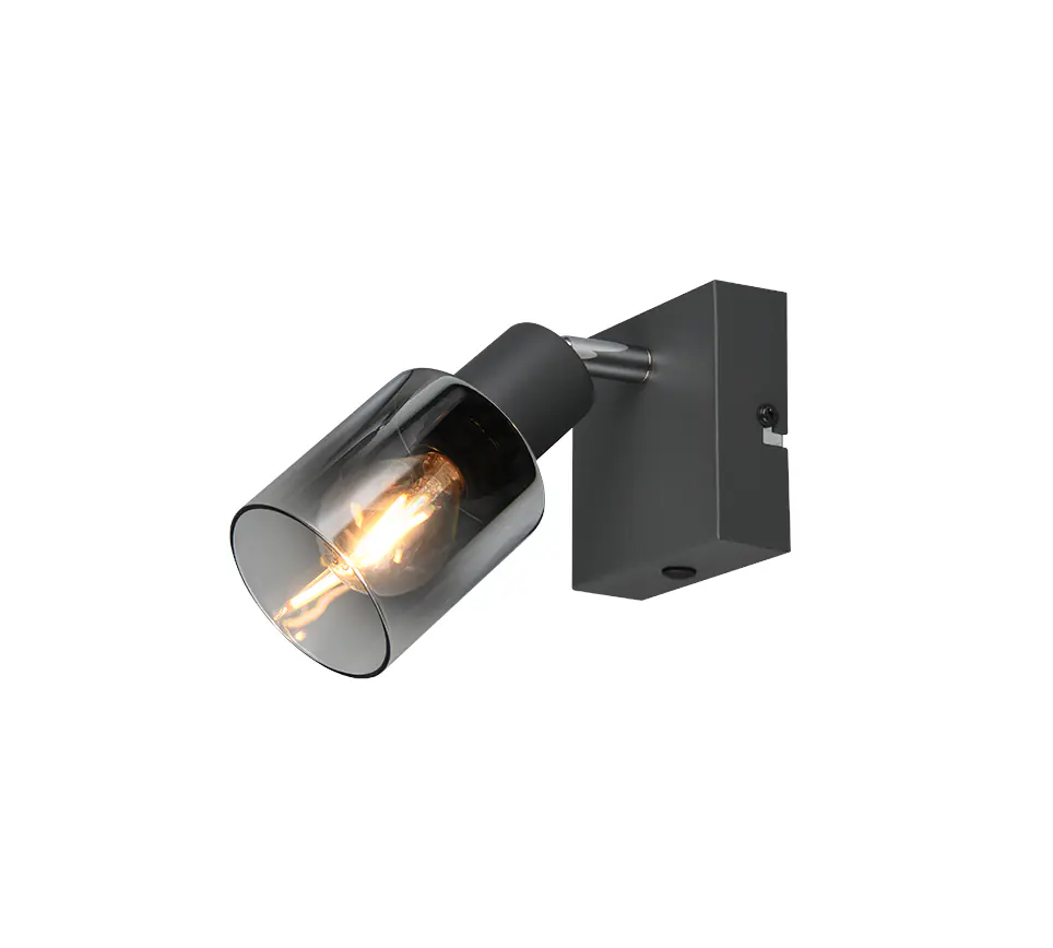 Reality Spot Cadiz E14 schwarz Metall Glas Reality Spot Cadiz E14 schwarz Metall Glas