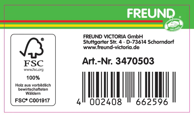 Freund Victoria Großraumbesen Standard 40 cm Elastonborsten ohne Stiel