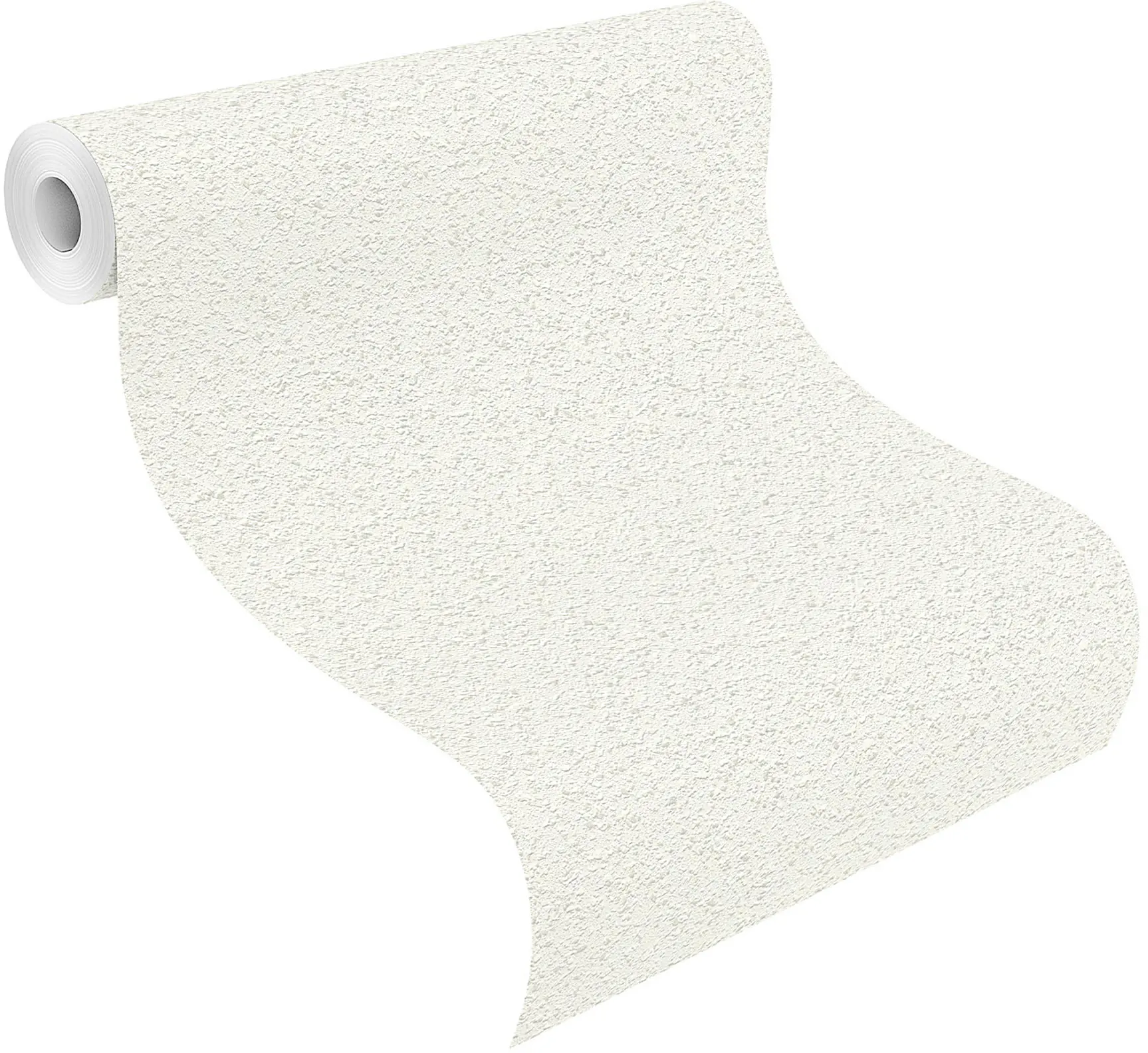 Rasch Vliestapete 486599 Selection, Putzoptik weiß, 10,05 x 0,53 m