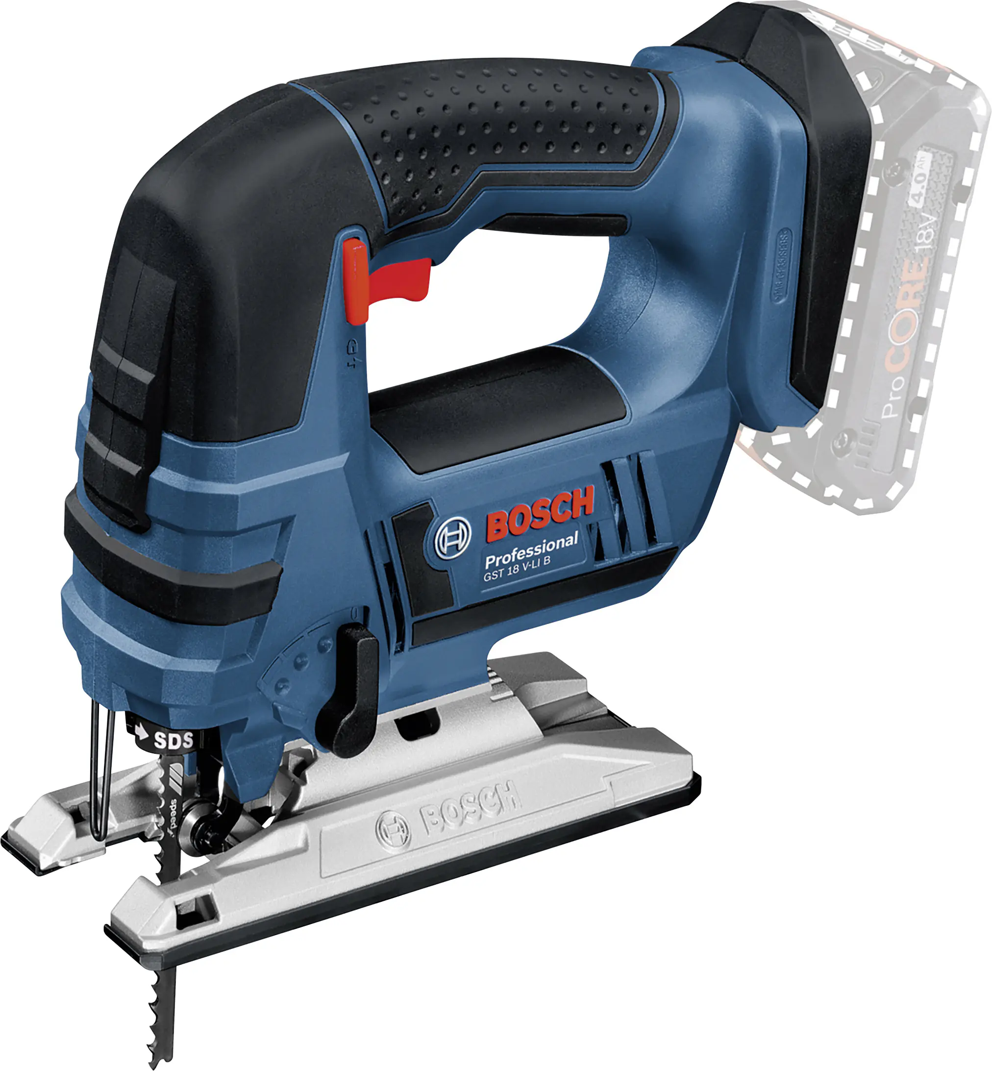 Bosch Professional Akku-Stichsäge GST 18 V-LI mit Pendelhub Solo