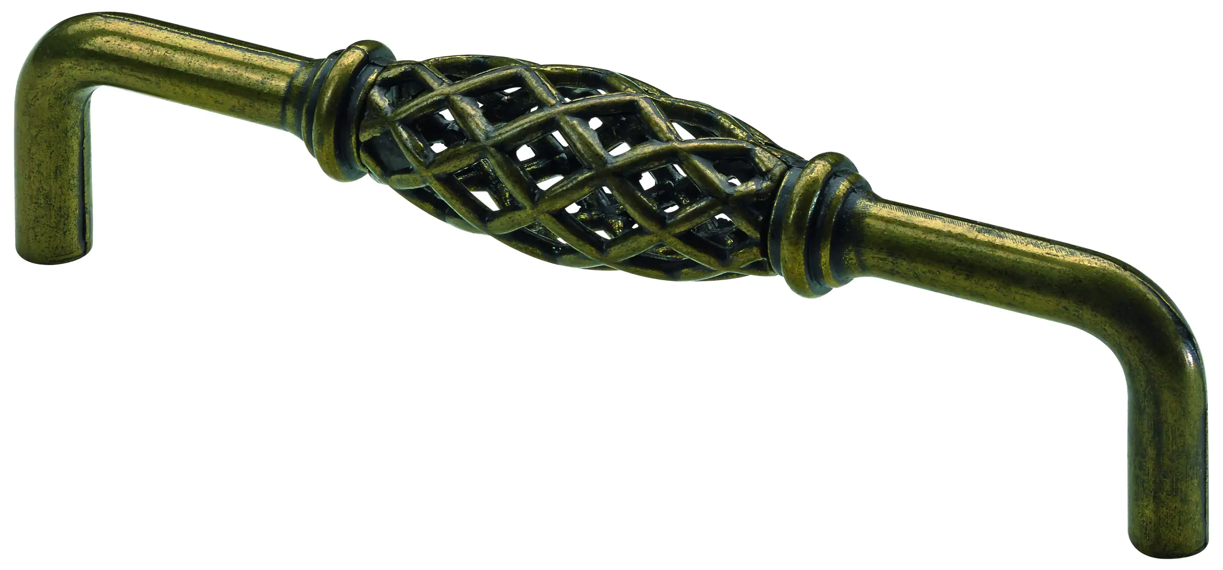 Hettich Möbelgriff  brüniert gold antik 20 x 136 x 35 mm - 1 Stück