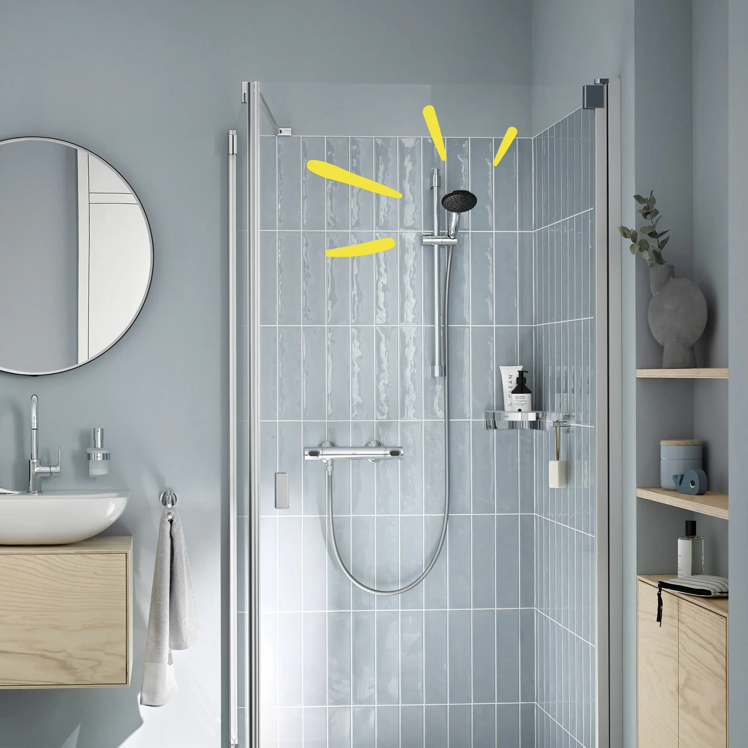 Grohe Handbrause 2 Strahlarten Vitalio Start 110 chrom