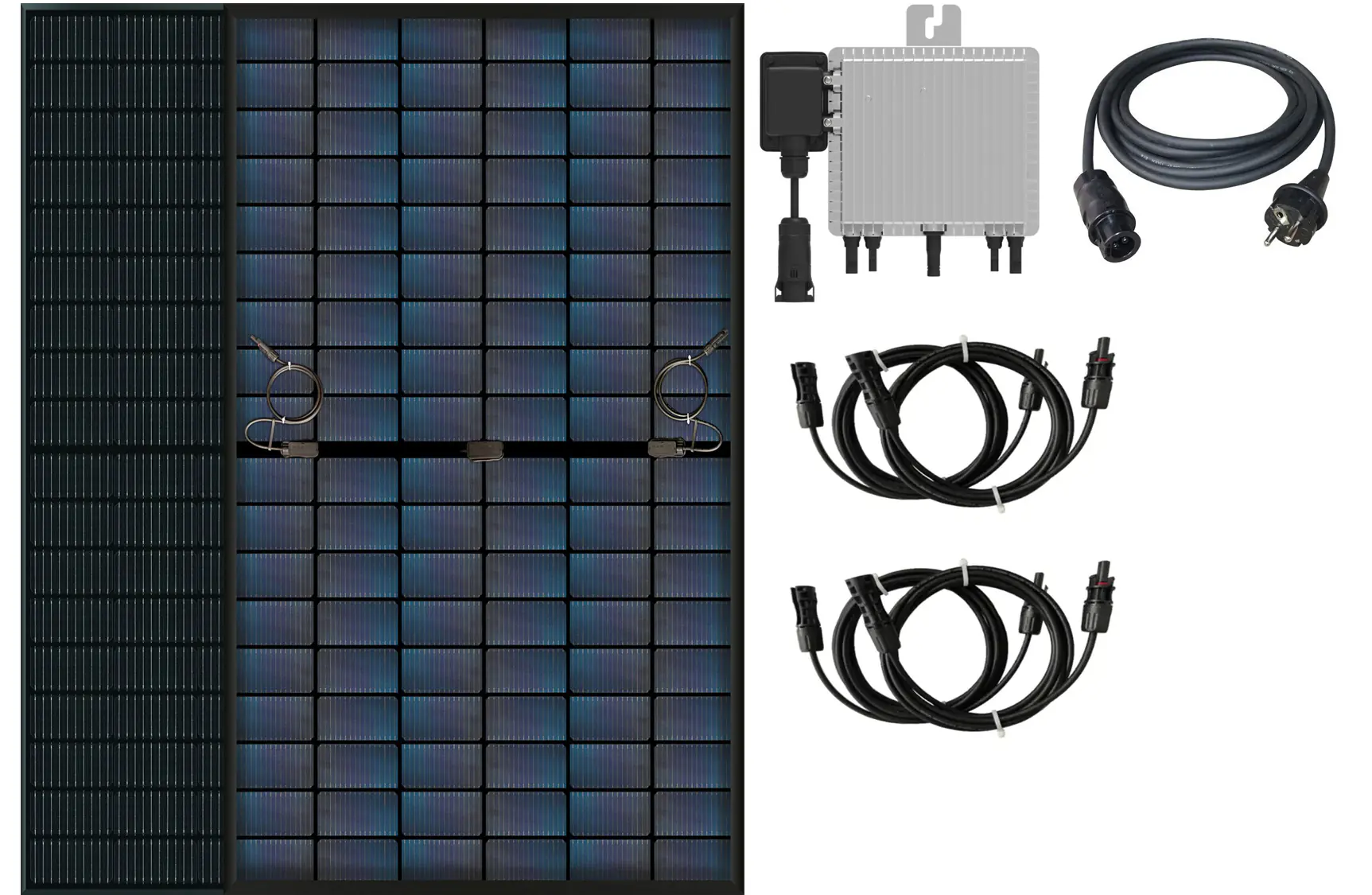 Sunlit Balkonkraftwerk 860 W 2x 430 Wp bifazial