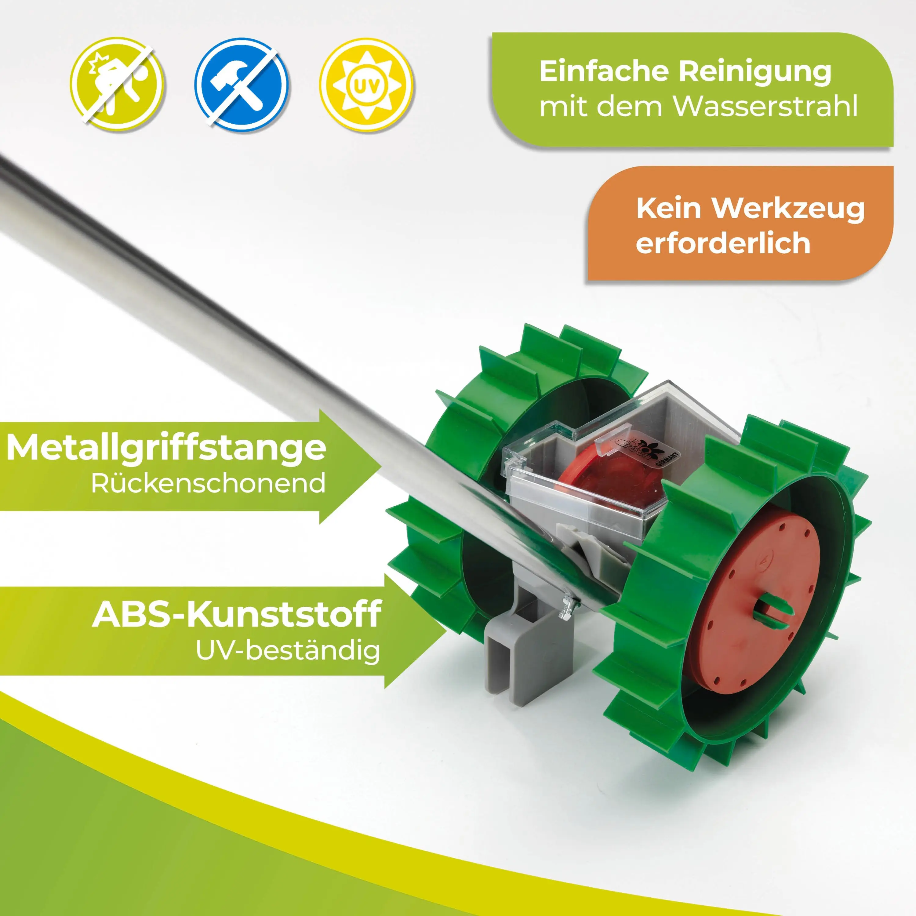 BioGreen Handsämaschine Super Seeder mit 6 einstellbaren Säscheiben