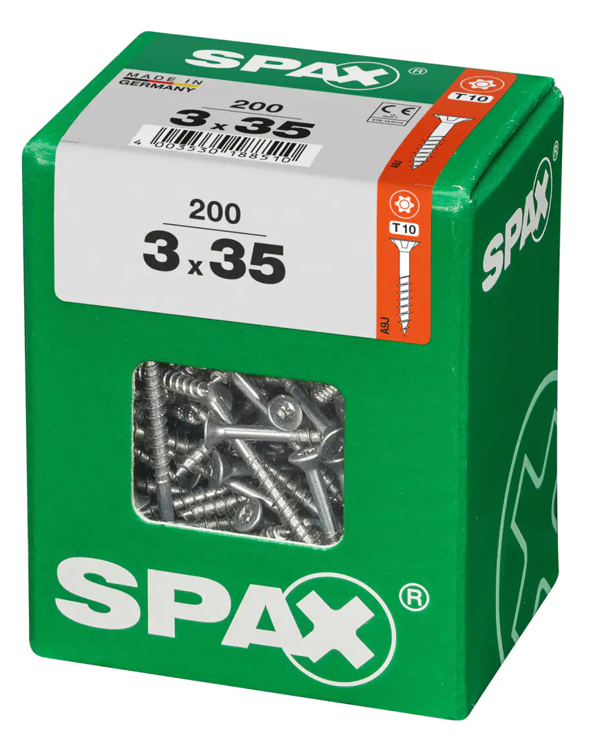 Spax Universalschrauben 3.0 x 35 mm TX 10 - 200 Stk.