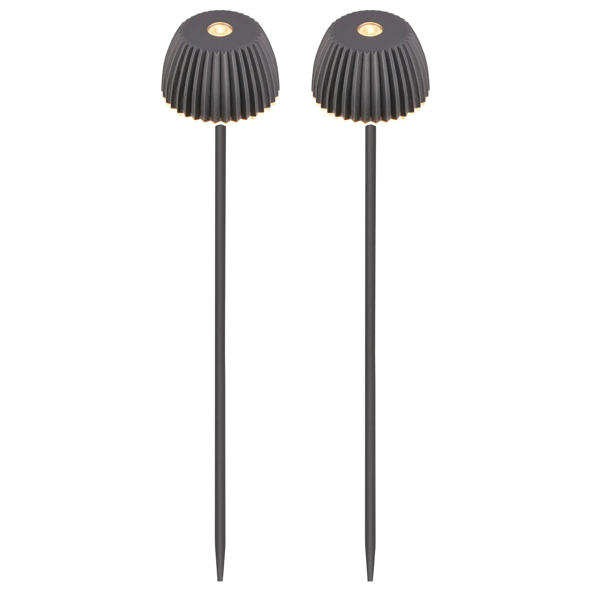 Briloner LED-Gartenleuchte Spießleuchte Riffle anthrazit dimmbar 