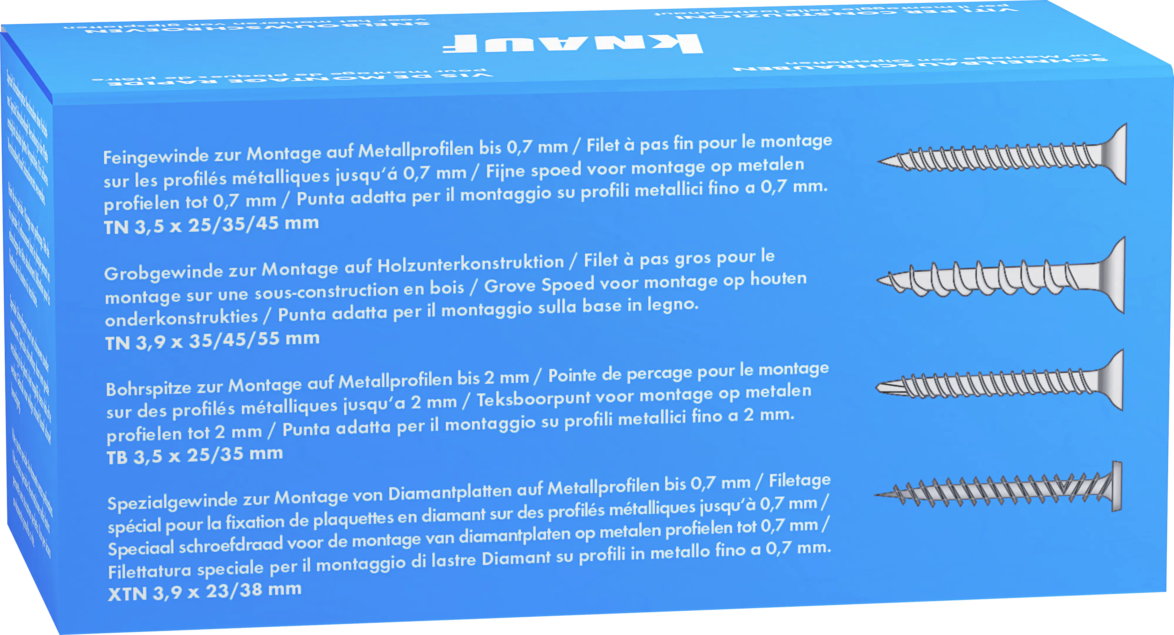 Knauf Schnellbauschrauben 3,9 x 55 mm, PH 1, 100 Stück Knauf Schnellbauschrauben 3,9 x 55 mm, PH 1, 100 Stück