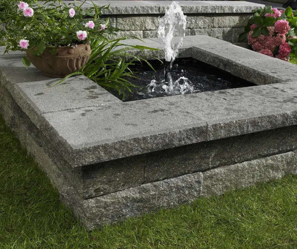 Kann Mauerabdeckung Bruchstein 60 x 35 x 8 cm grau