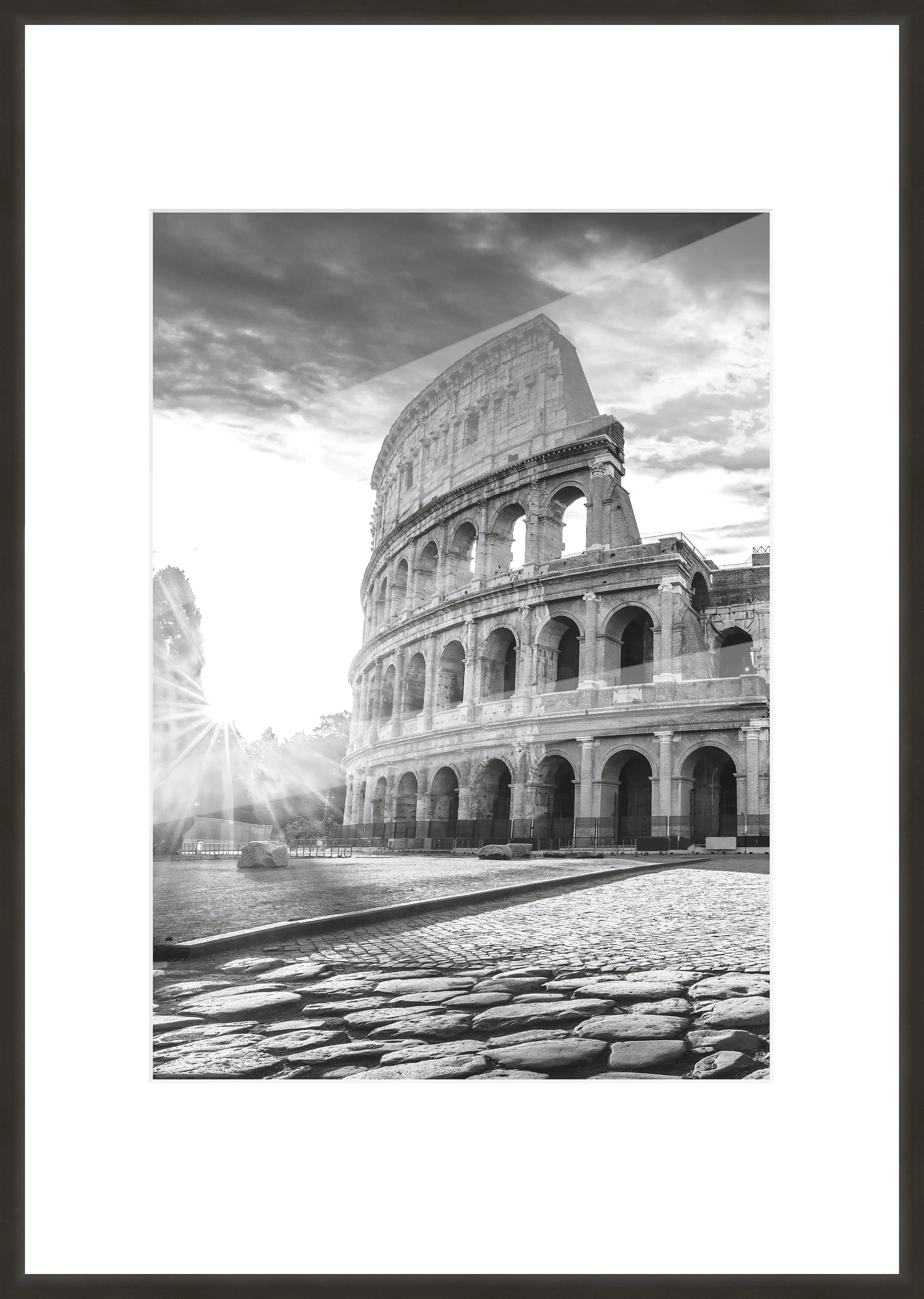 Alu Bilderrahmen Premium schwarz 70 x 100 cm