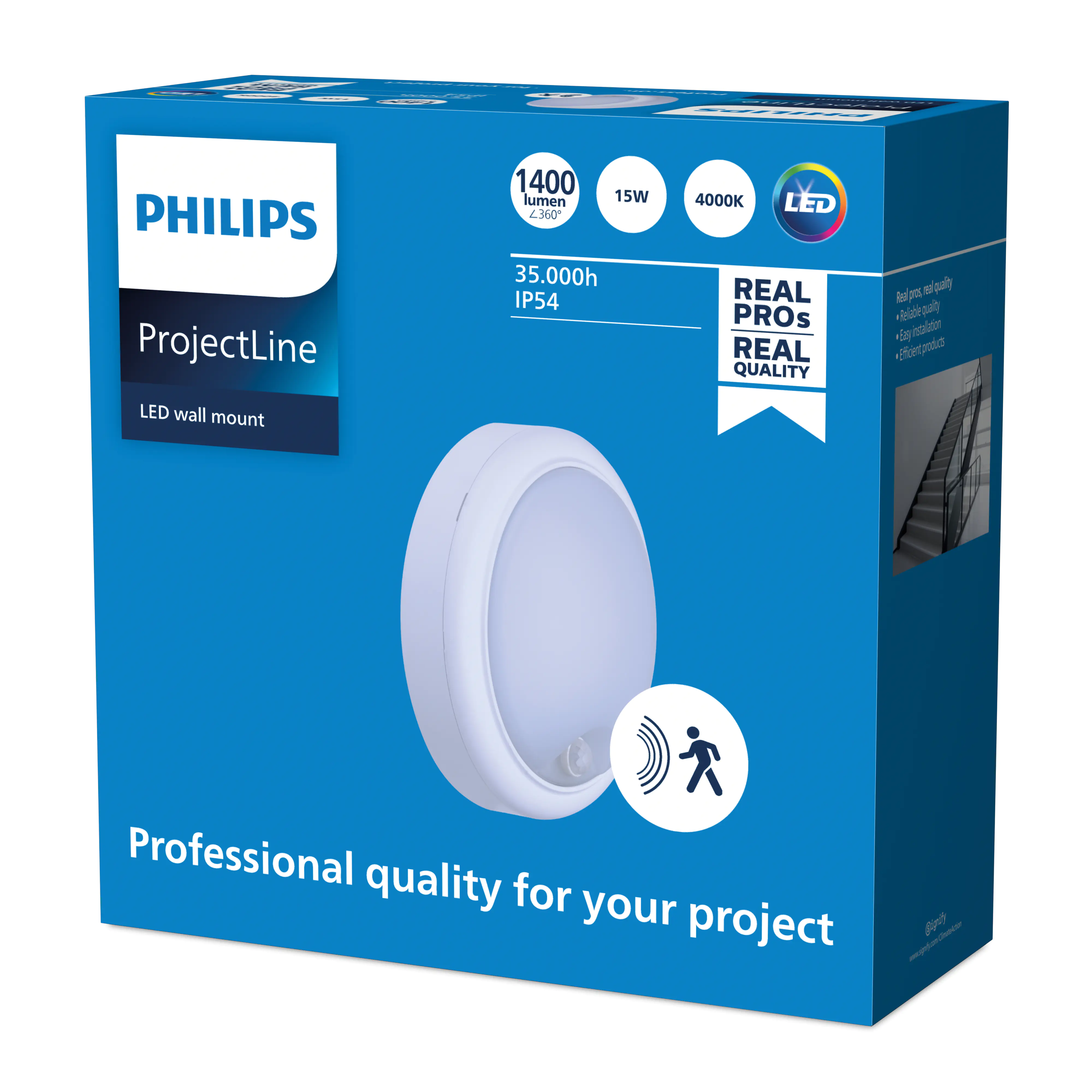 Philips LED-Wandleuchte Projectline 15W warmweiß Philips LED-Wandleuchte Projectline 15W warmweiß
