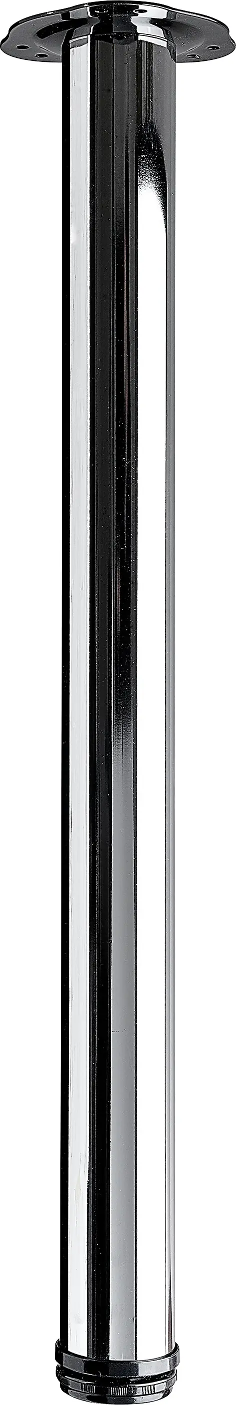 Hettich Tischbein-Set 6,0 x 70 - 73 cm Stahl verchromt - 4 Stück