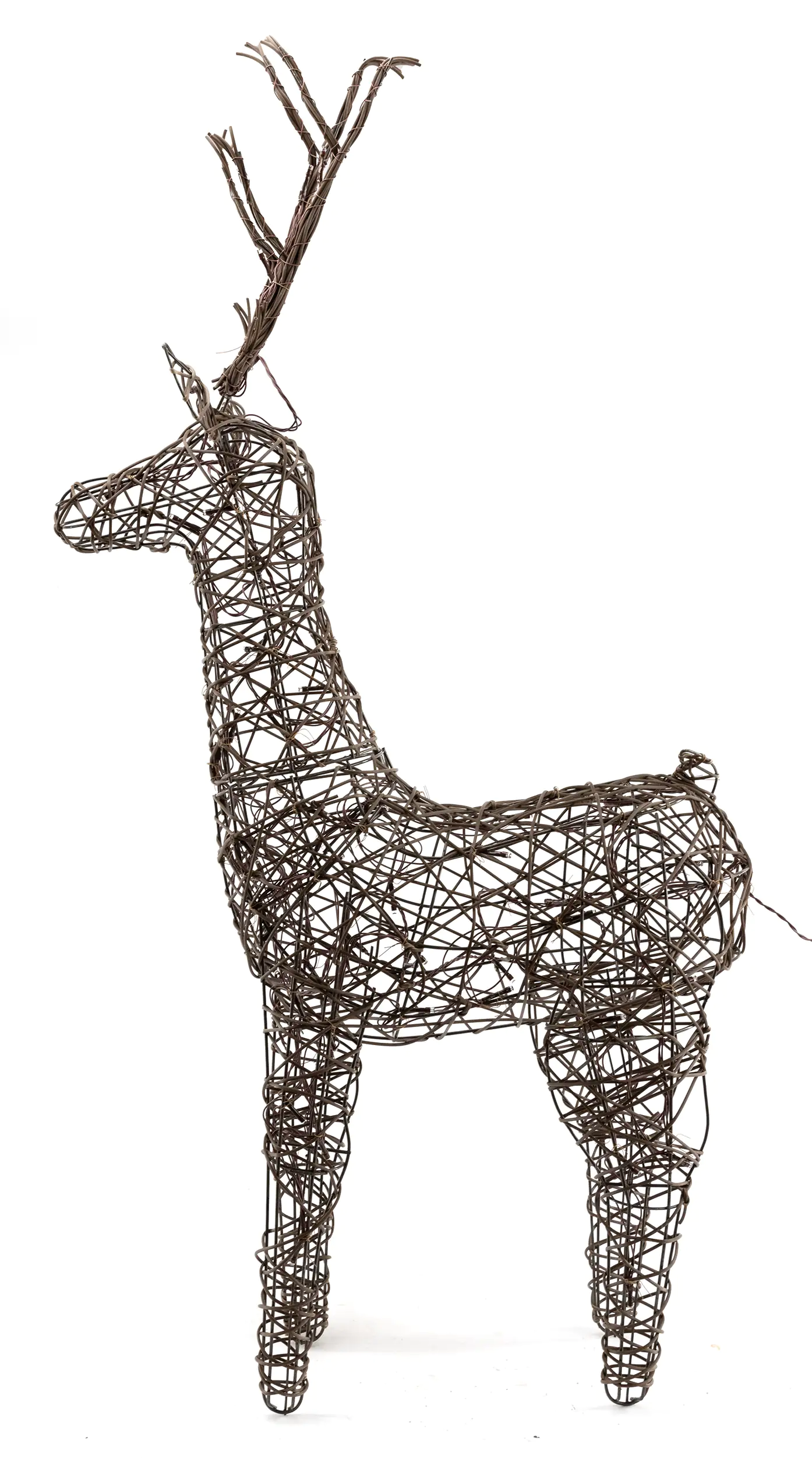 Kaemingk LED Hirsch mit 72 Lichter 104 cm braun