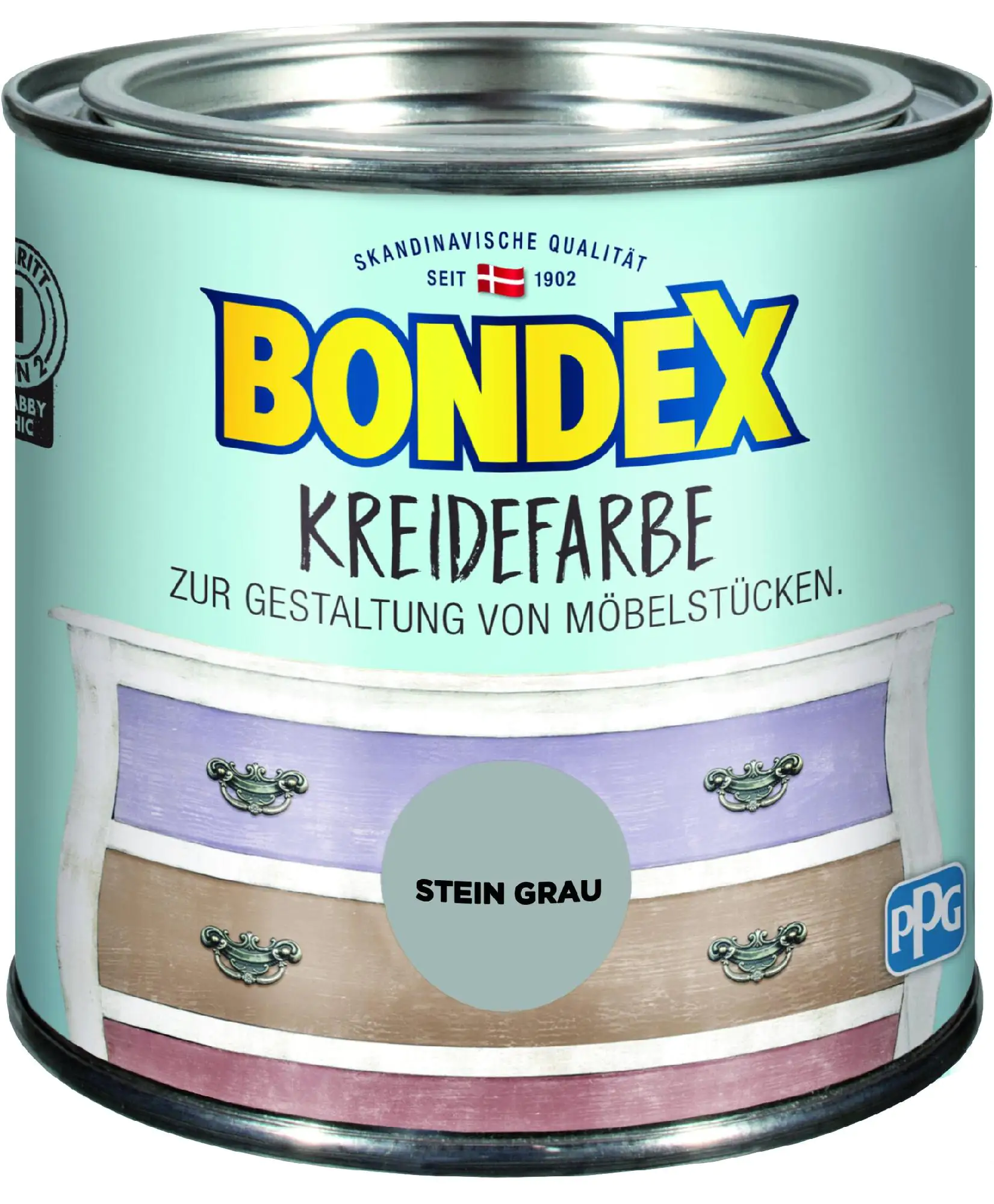 Bondex Kreidefarbe 500 ml stein grau Bondex Kreidefarbe 500 ml stein grau