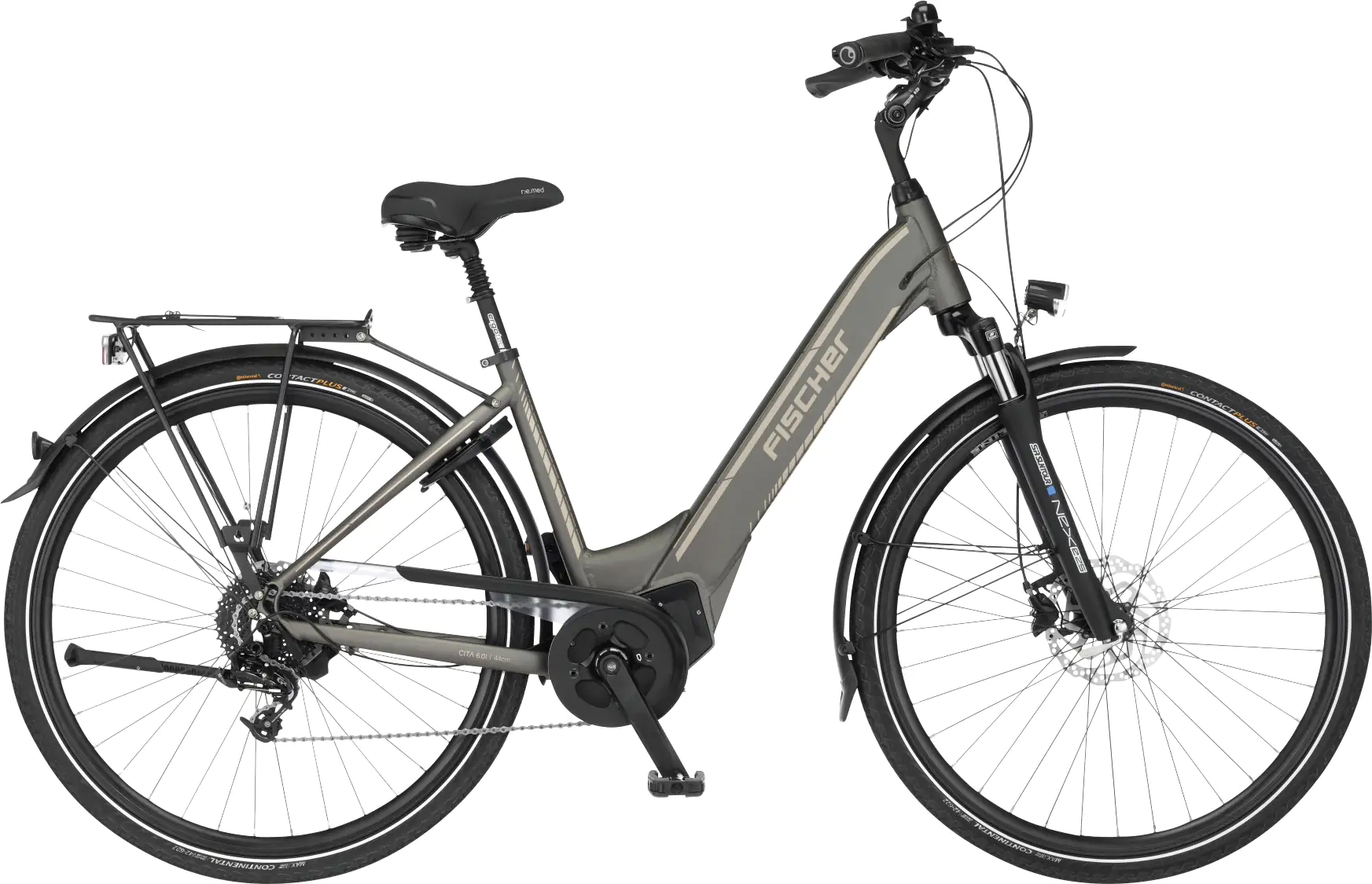Fischer E-Bike City Cita 6.0i 28 Zoll 3-Gang 504 Wh grau 62462 Fischer E-Bike City Cita 6.0i 28 Zoll 3-Gang 504 Wh grau 62462
