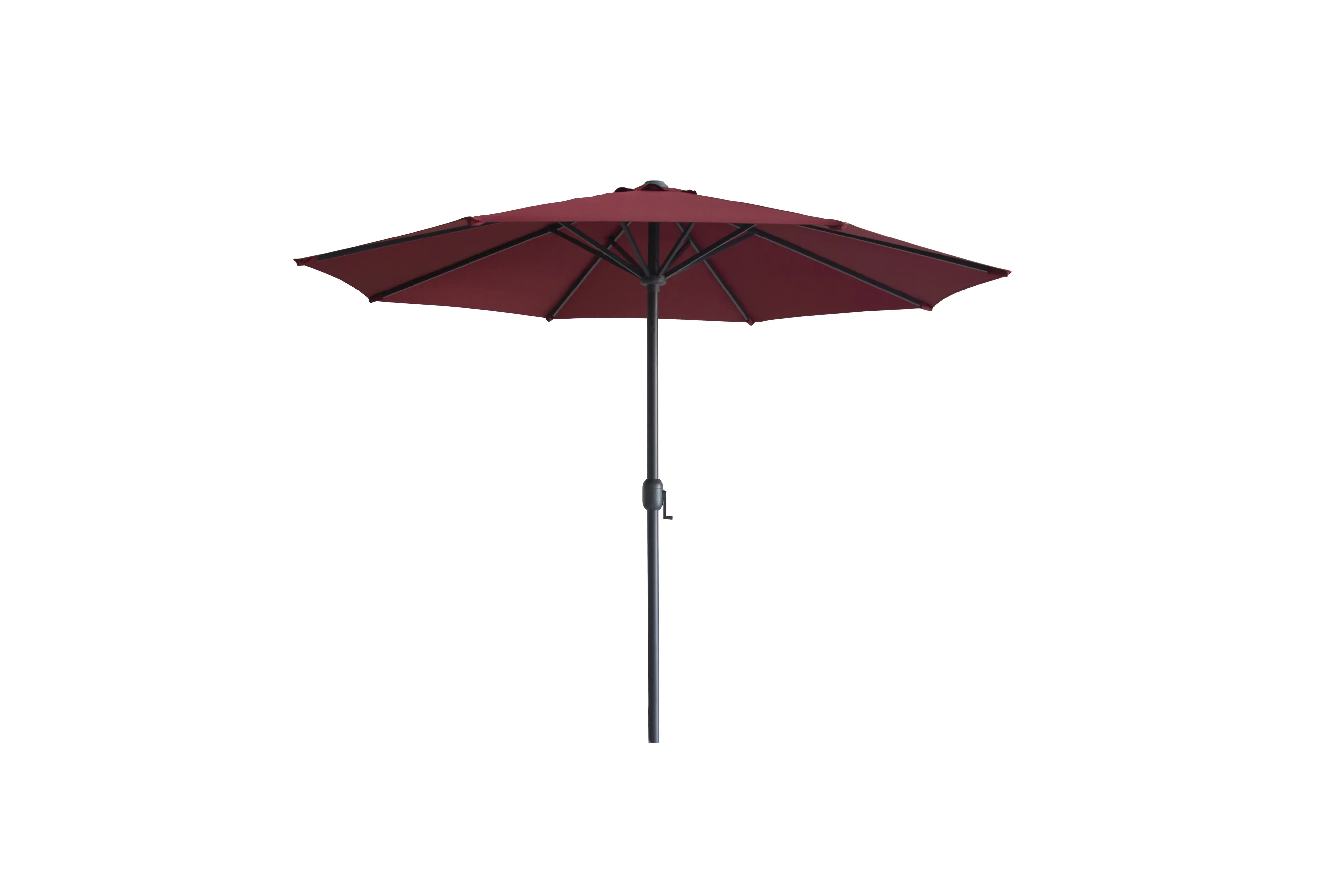 Primaster Sonnenschirm Kreta dunkelrot Ø 300 cm 