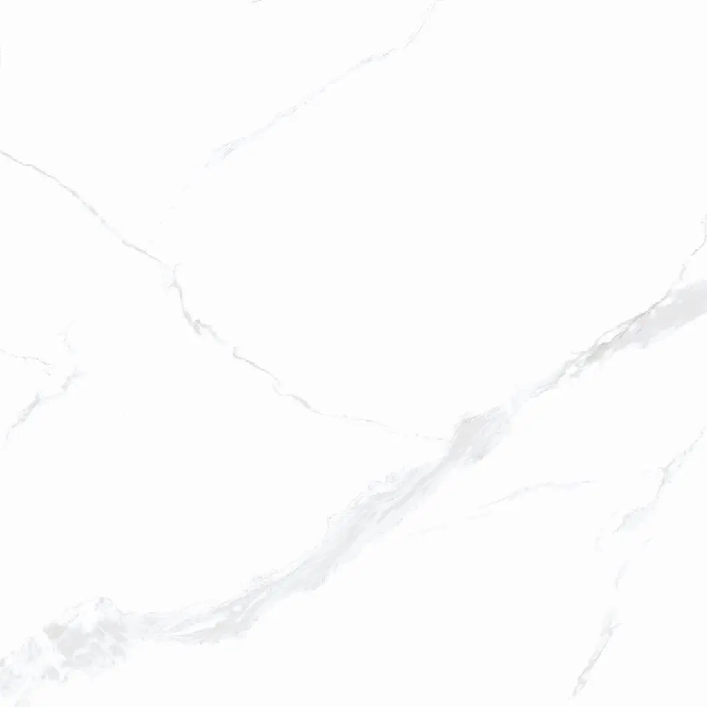 Bodenfliese Feinsteinzeug Statuario Luminsoa 60 x 60 cm weiß/grau