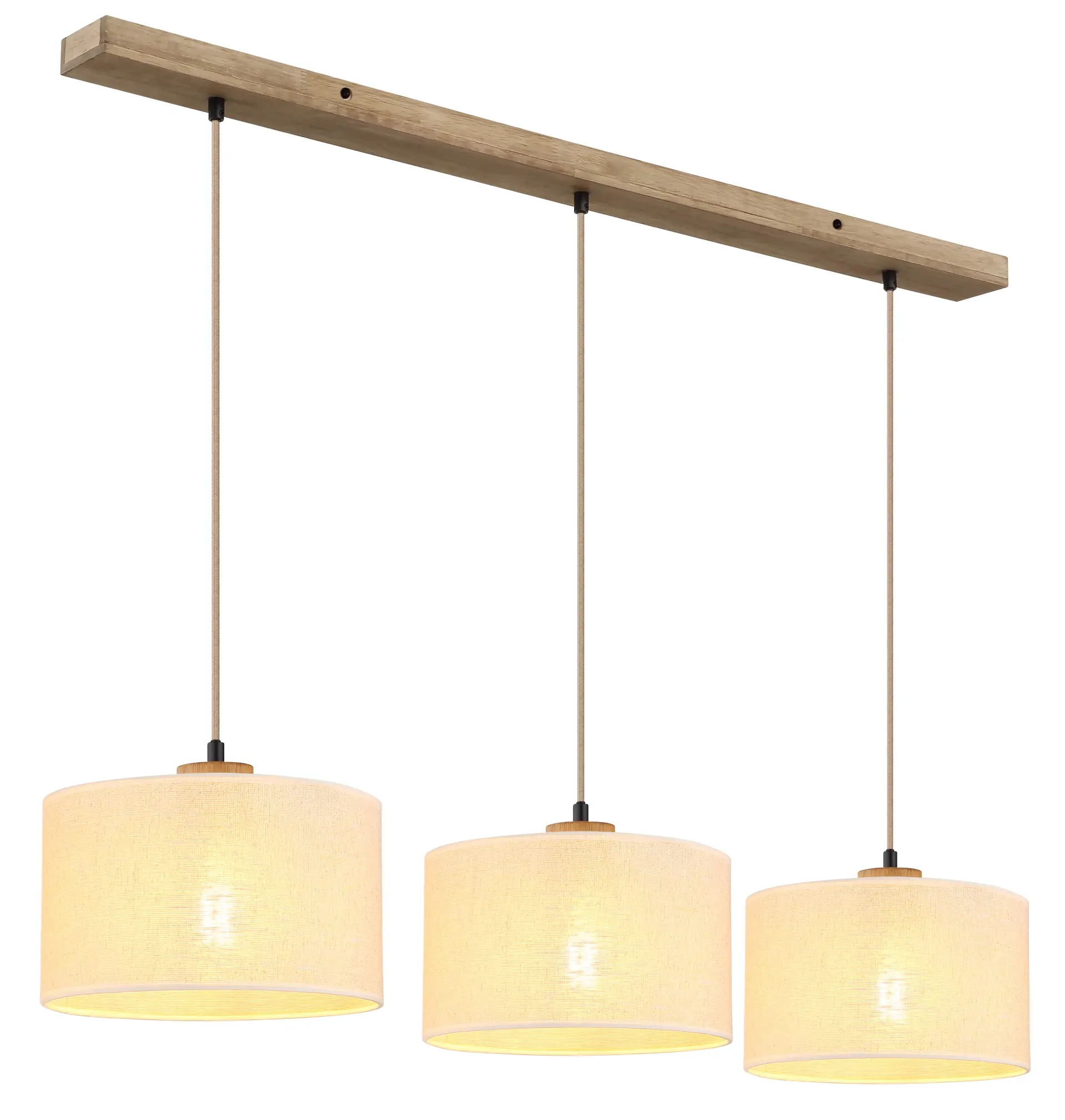 Globo Hängeleuchte Jule 100 x 25 cm 3xE27 weiß