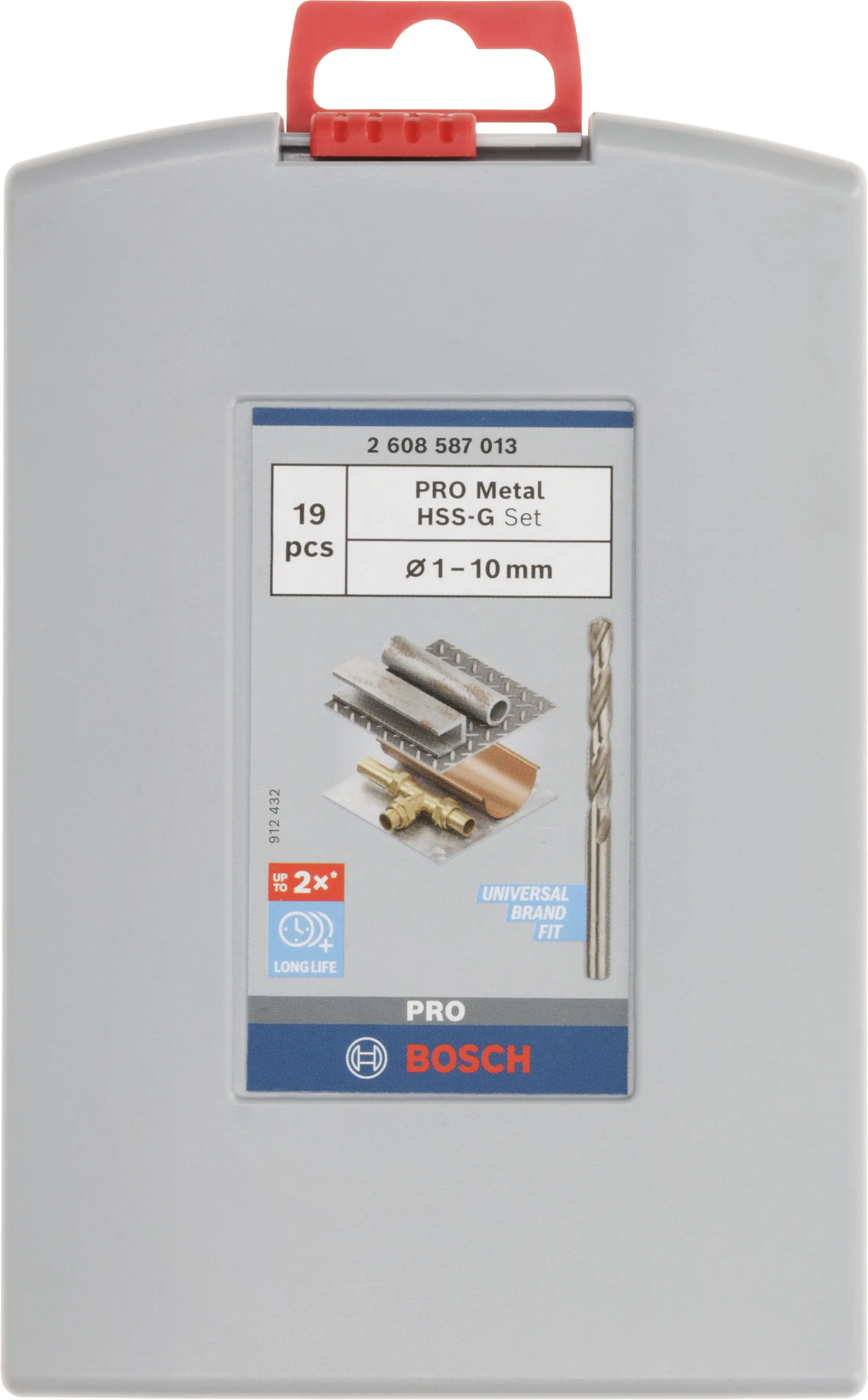 Bosch PRO Metal HSS-G Spiralbohrer Set 19-tleilig Bosch PRO Metal HSS-G Spiralbohrer Set 19-tleilig