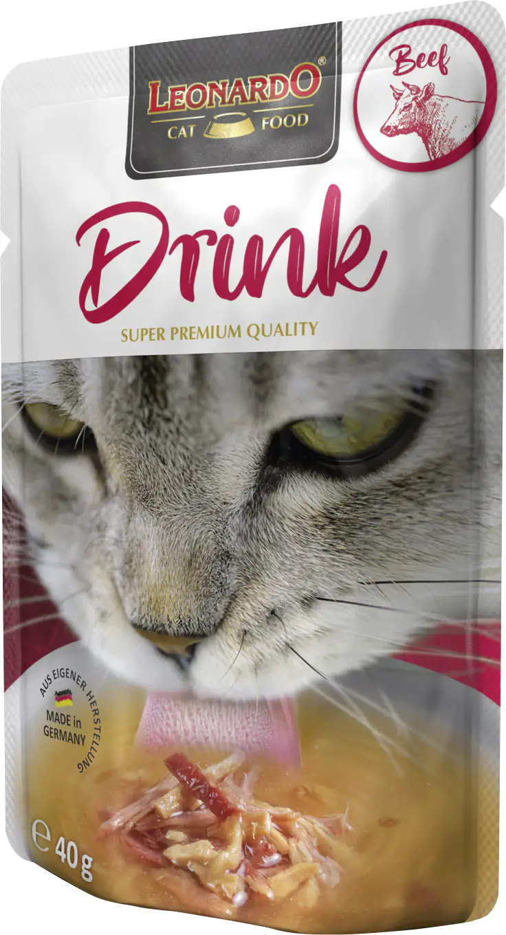 Leonardo Katzennassfutter Drink Beef 40 g