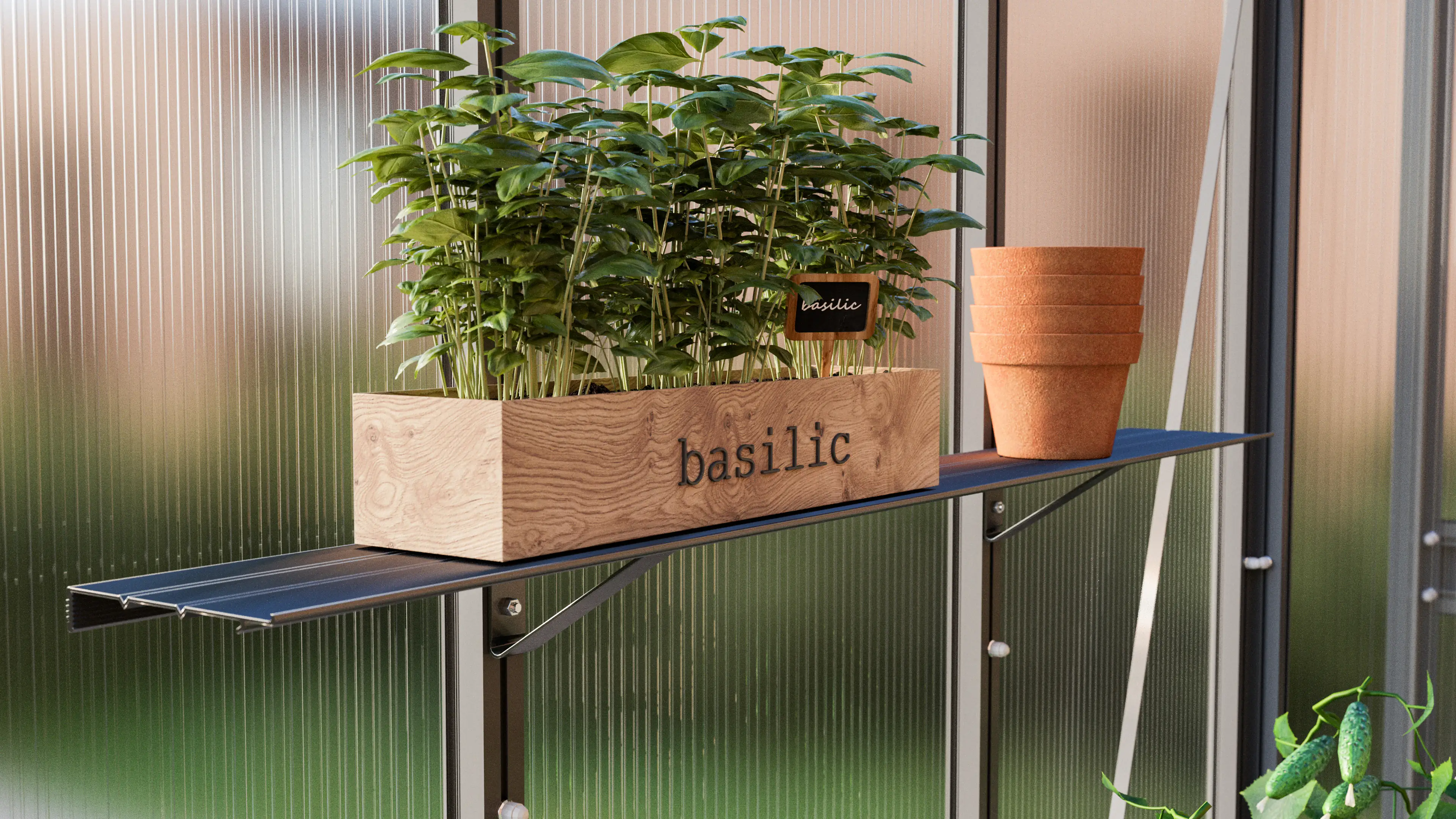 Vitavia Aluwandregal 122 x 15 cm schwarz Vitavia Aluwandregal 122 x 15 cm schwarz