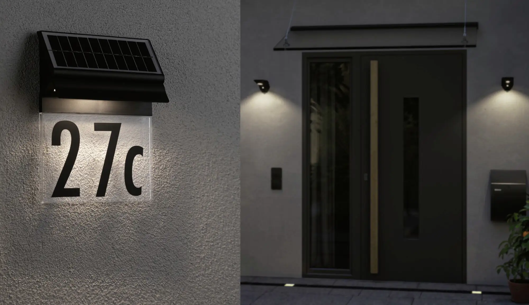Paulmann Solar LED Hausnummernleuchte