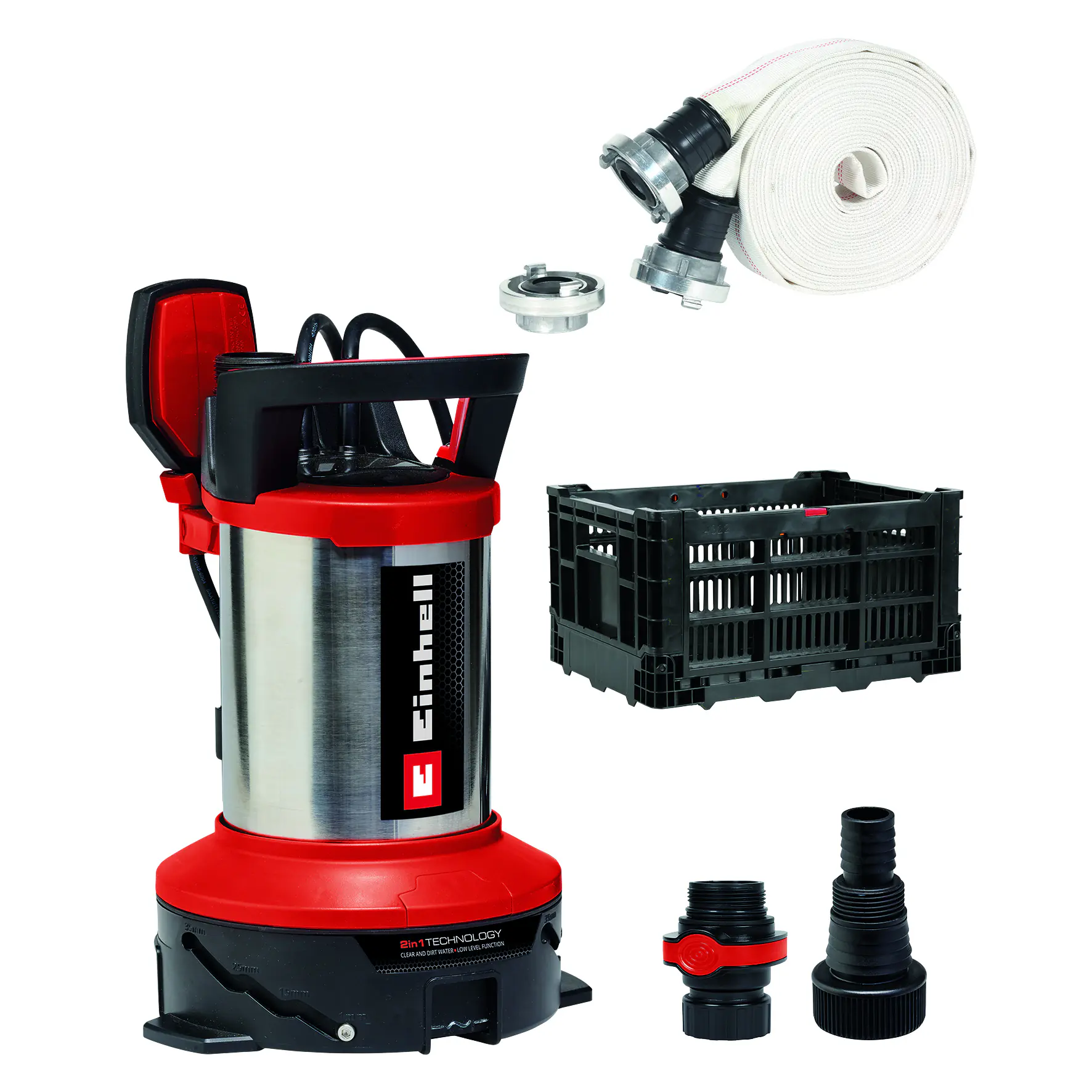Einhell Flutset Tauchpumpe GE-DP 7535 N LL ECO 18.500 l/h