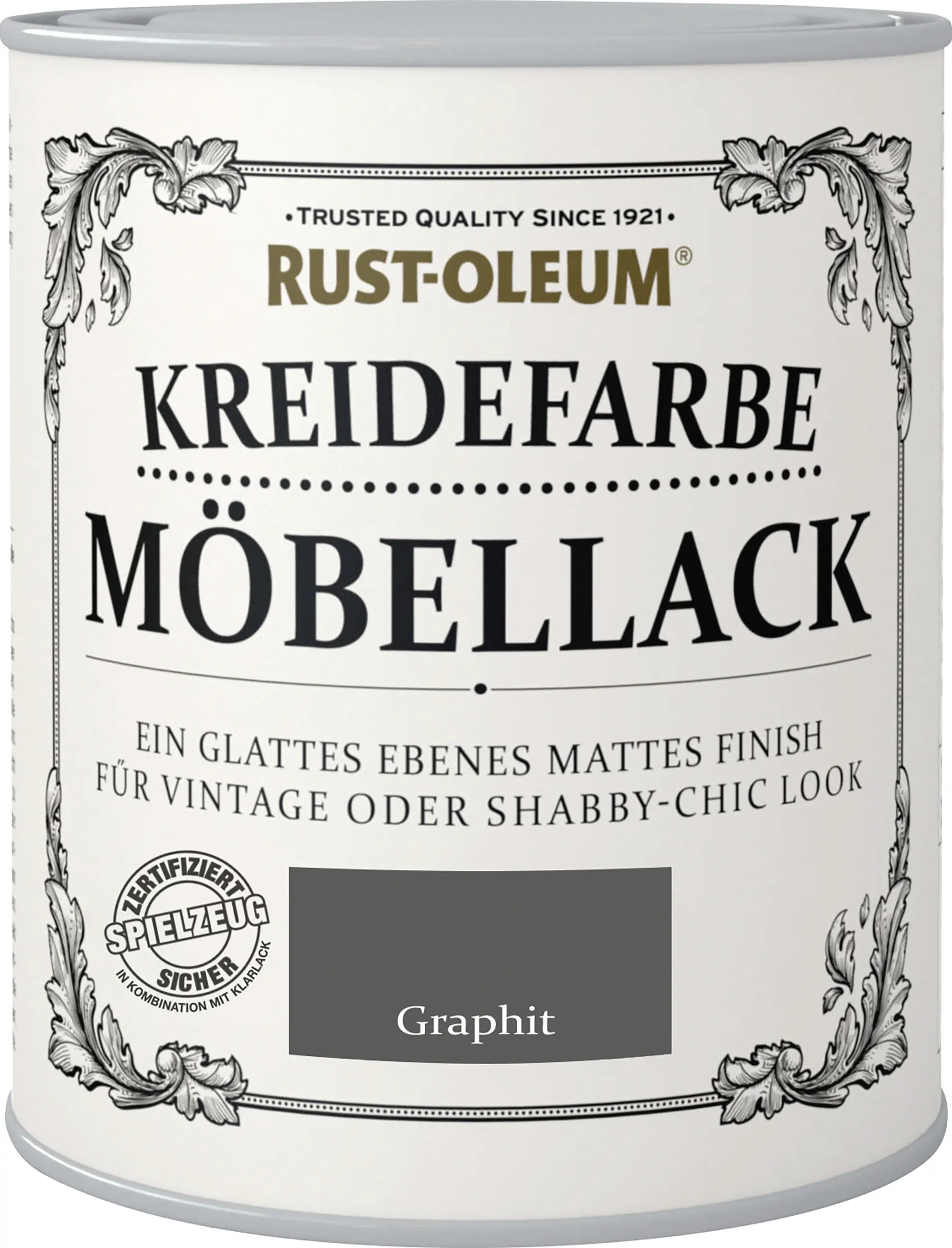 Rust-Oleum Kreidefarbe Möbellack 750 ml graphit