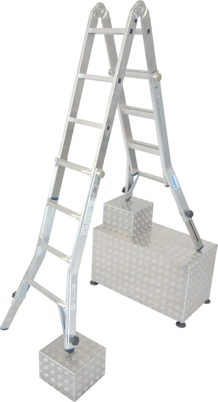 Krause Aluminium-Teleskopleiter STABILO 5 m