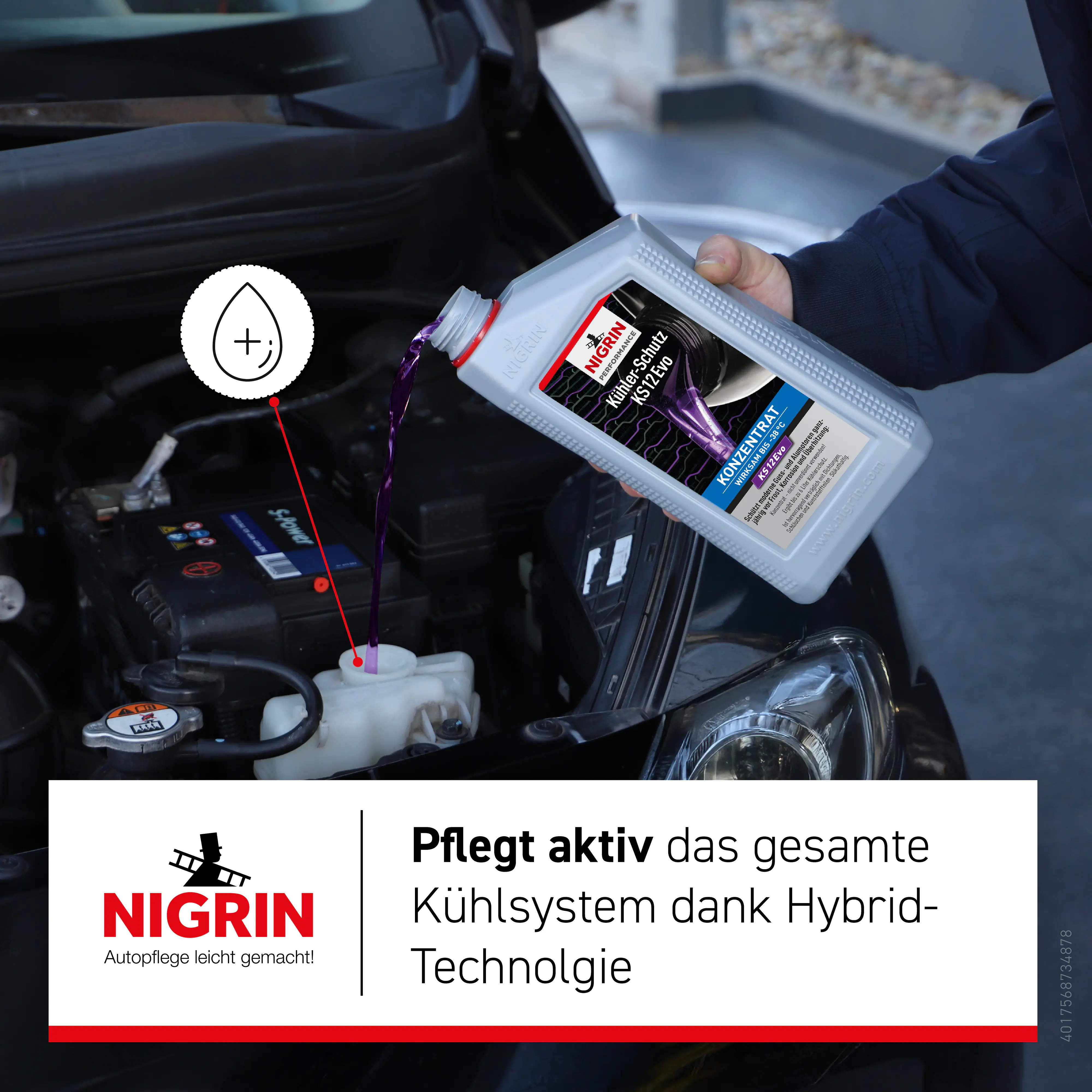 Nigrin Performance Kühlerfrostschutz KS12 Evo 1,5 L